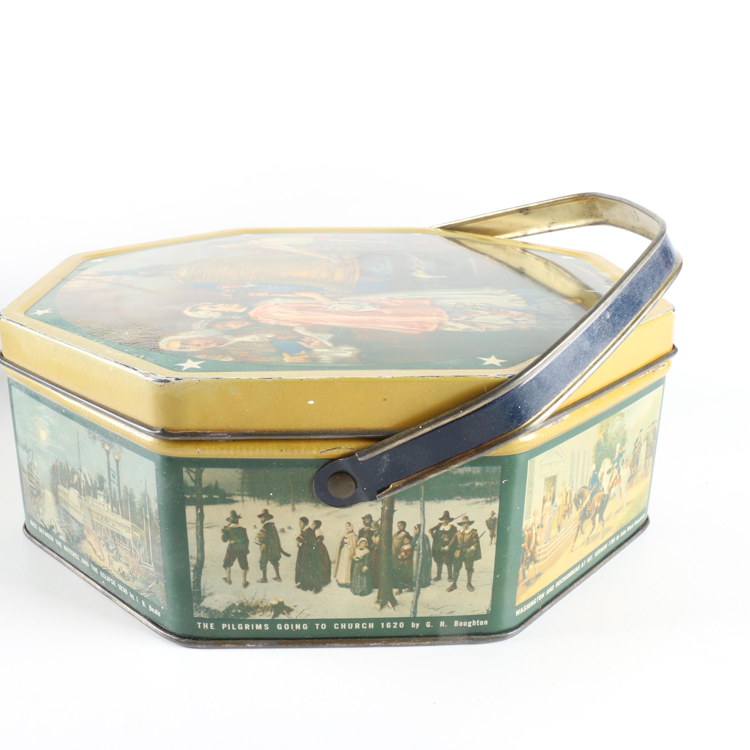 Collection of Vintage Loose Wiles Biscuit Tins