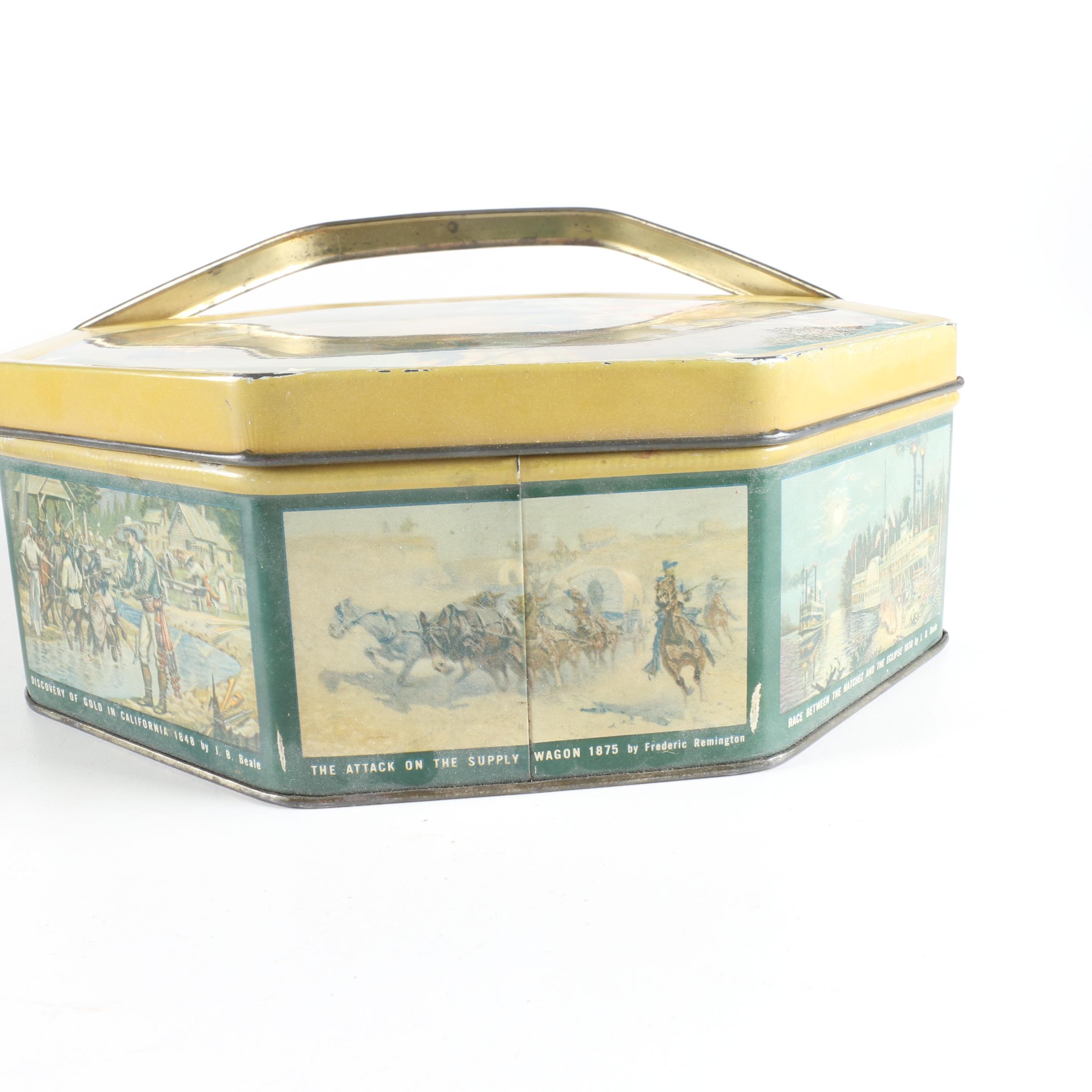 Collection of Vintage Loose Wiles Biscuit Tins