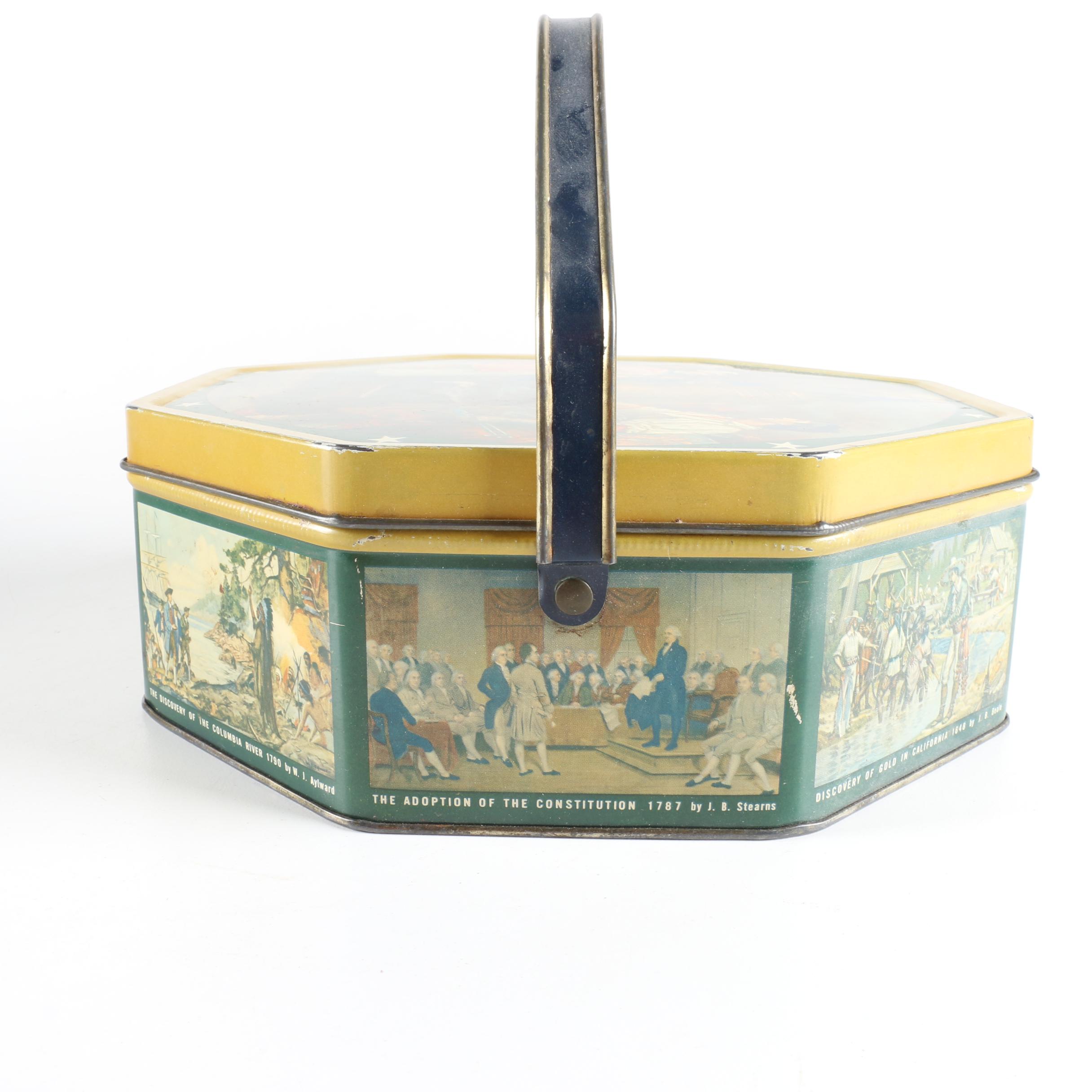Collection of Vintage Loose Wiles Biscuit Tins