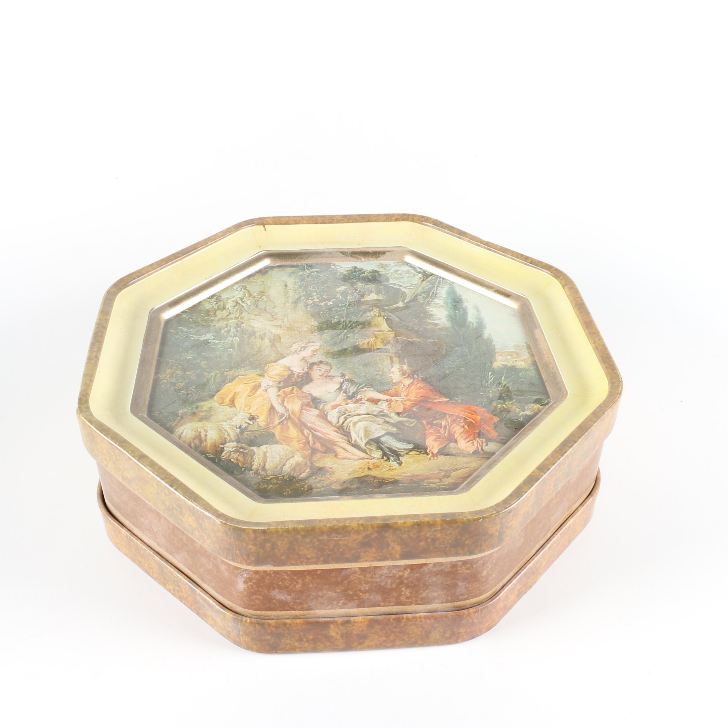 Collection of Vintage Loose Wiles Biscuit Tins