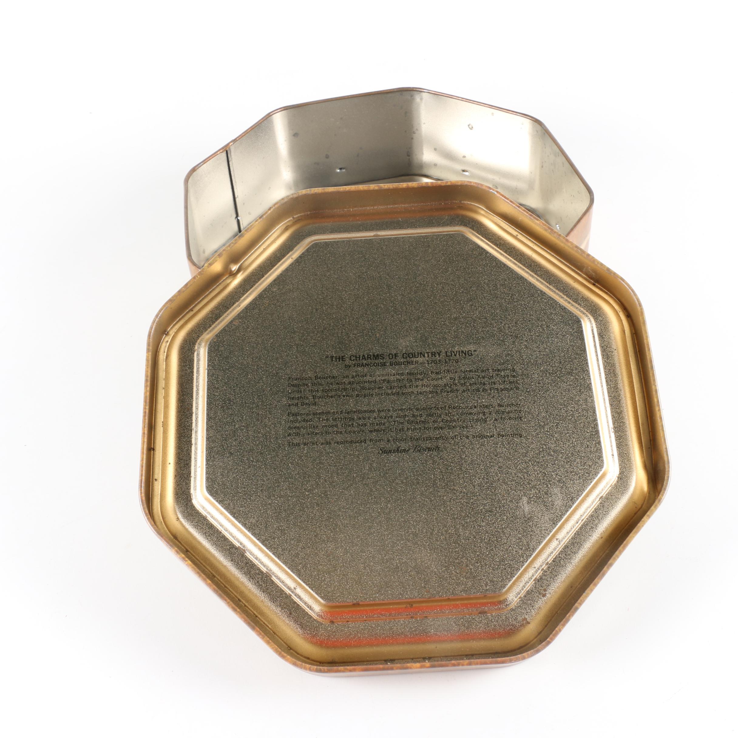 Collection of Vintage Loose Wiles Biscuit Tins