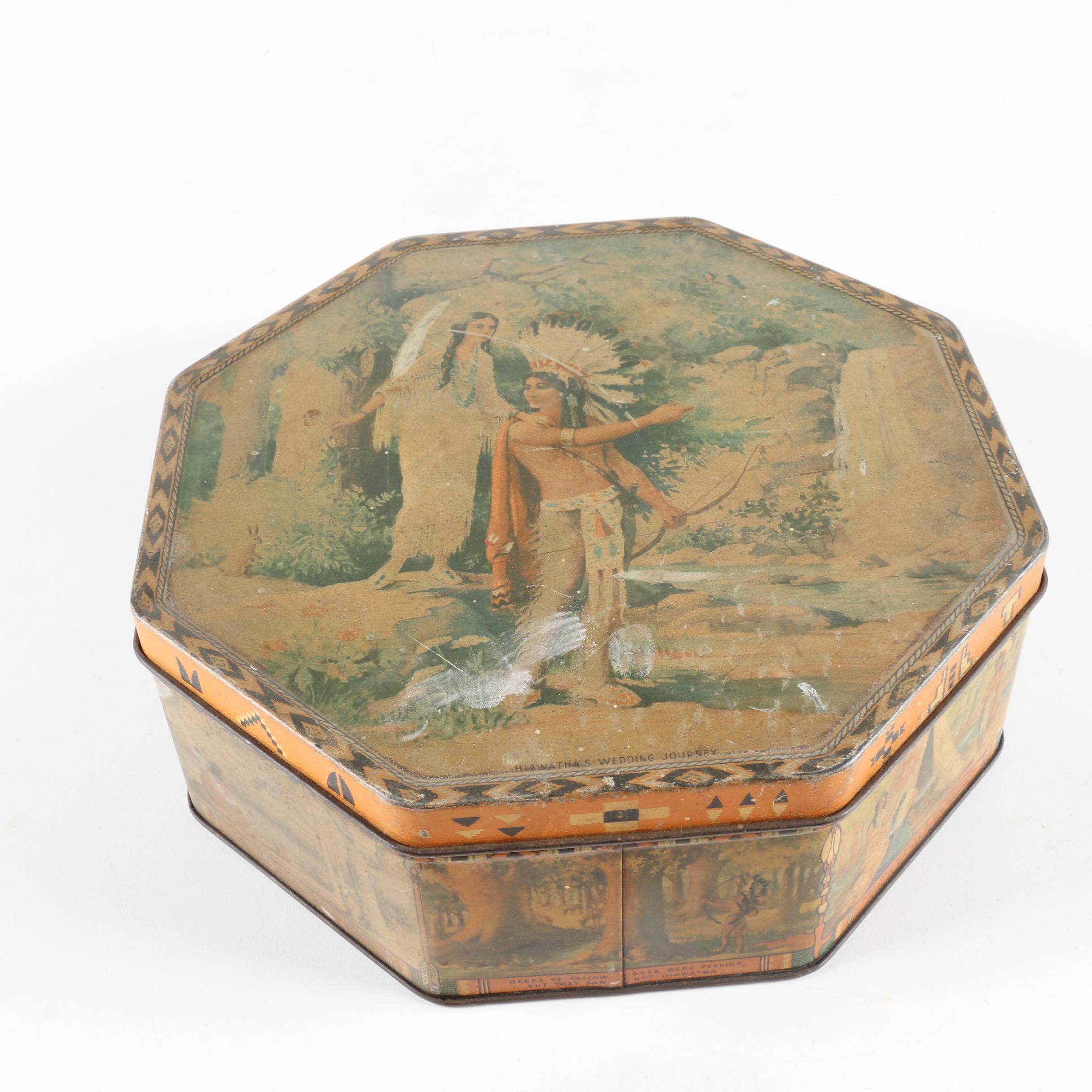 Collection of Vintage Loose Wiles Biscuit Tins