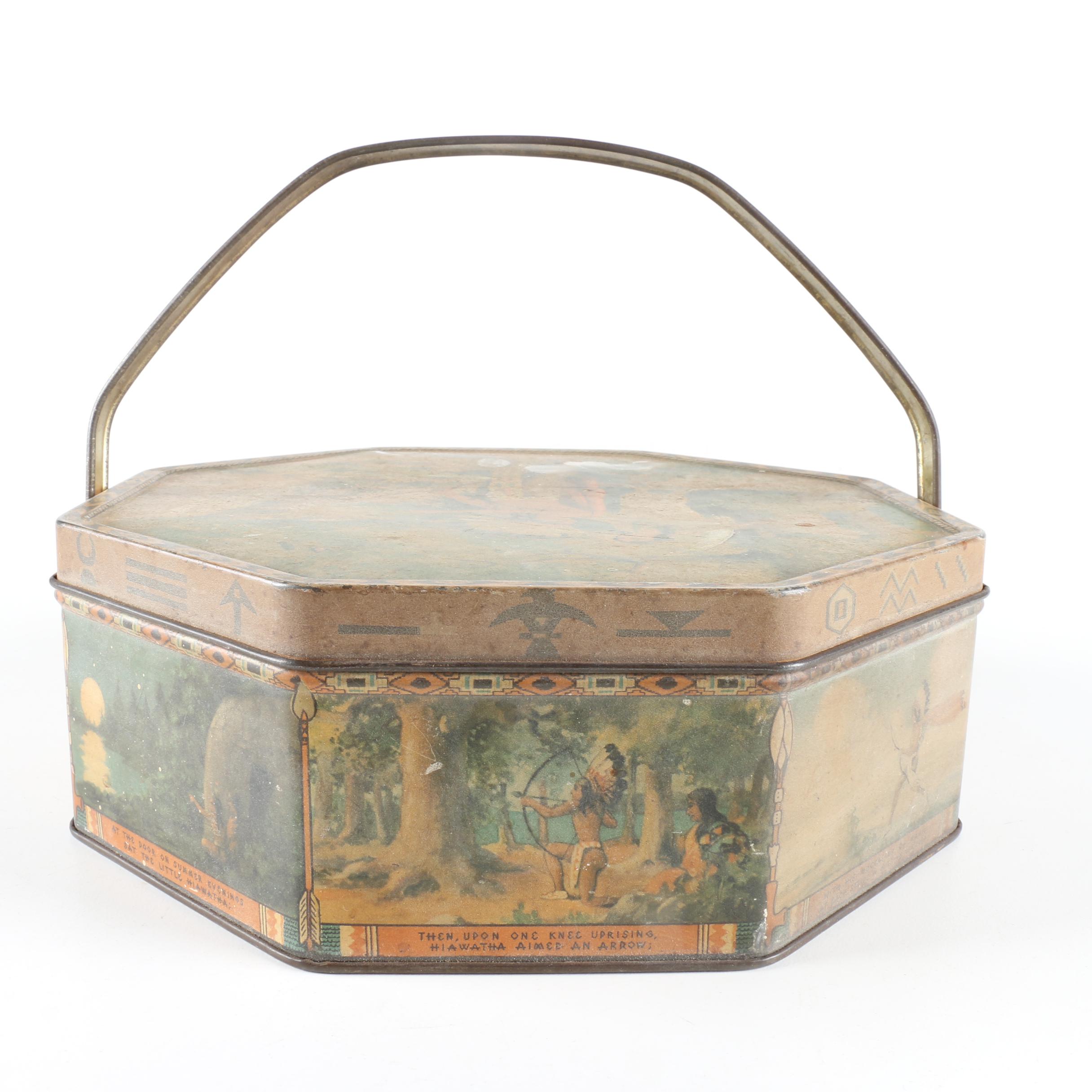 Collection of Vintage Loose Wiles Biscuit Tins