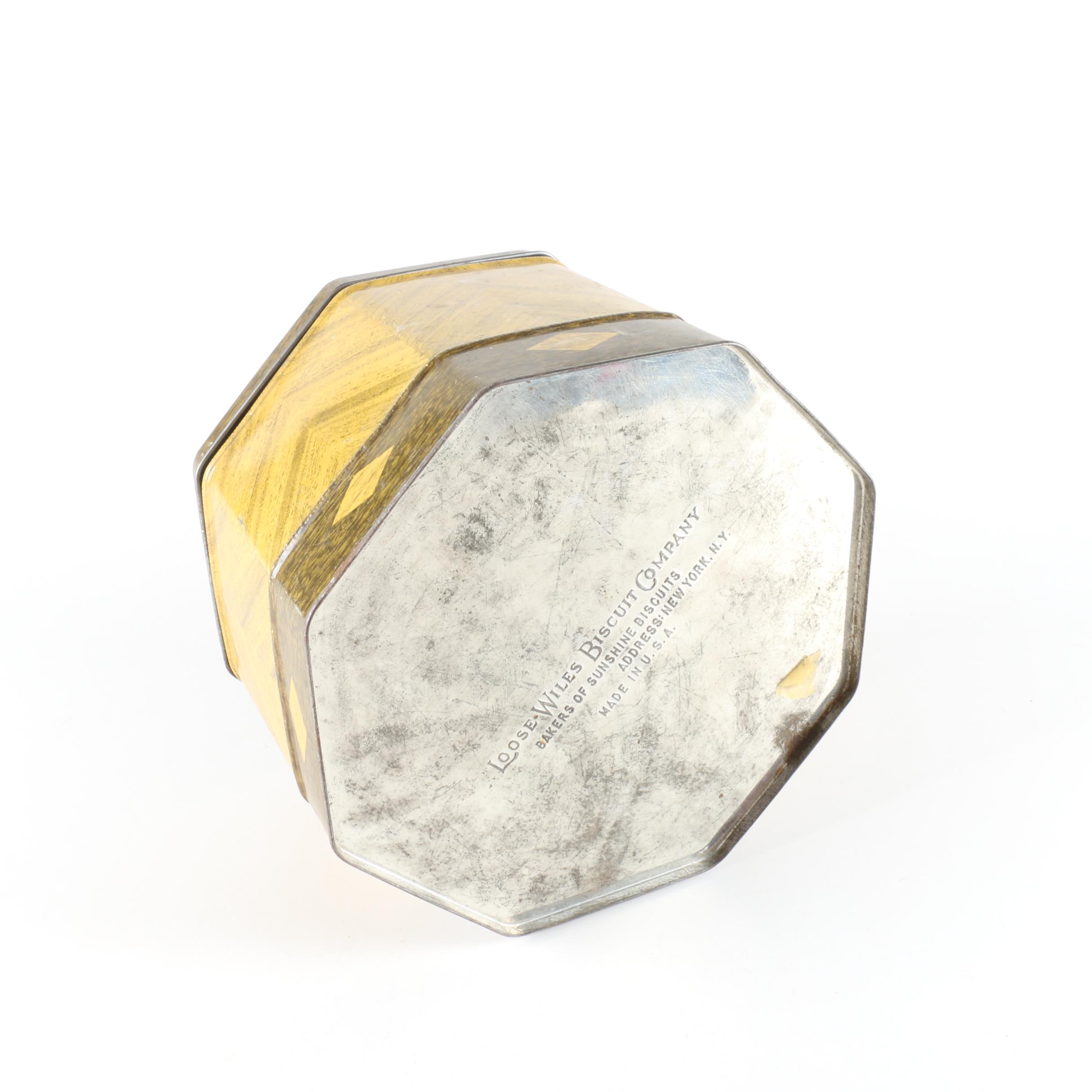 Collection of Vintage Loose Wiles Biscuit Tins