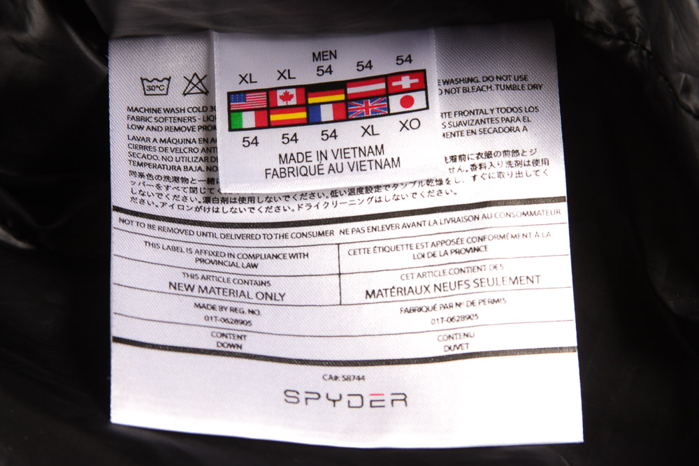 Men's Spyder Puffer Jacket