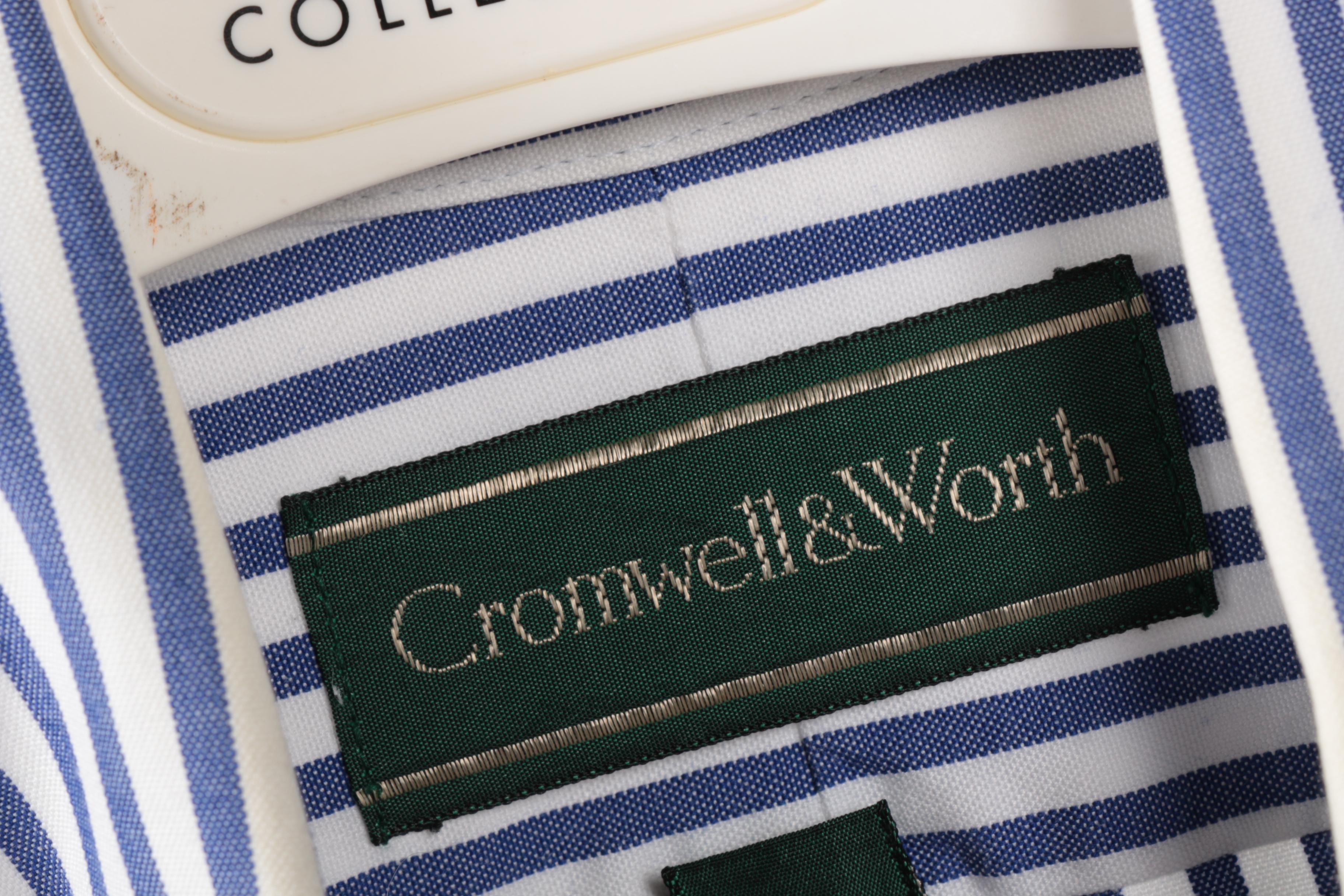 Men's Dress Shirts Featuring Calvin Klein, Tasso Elba, and Cromwell & Worth