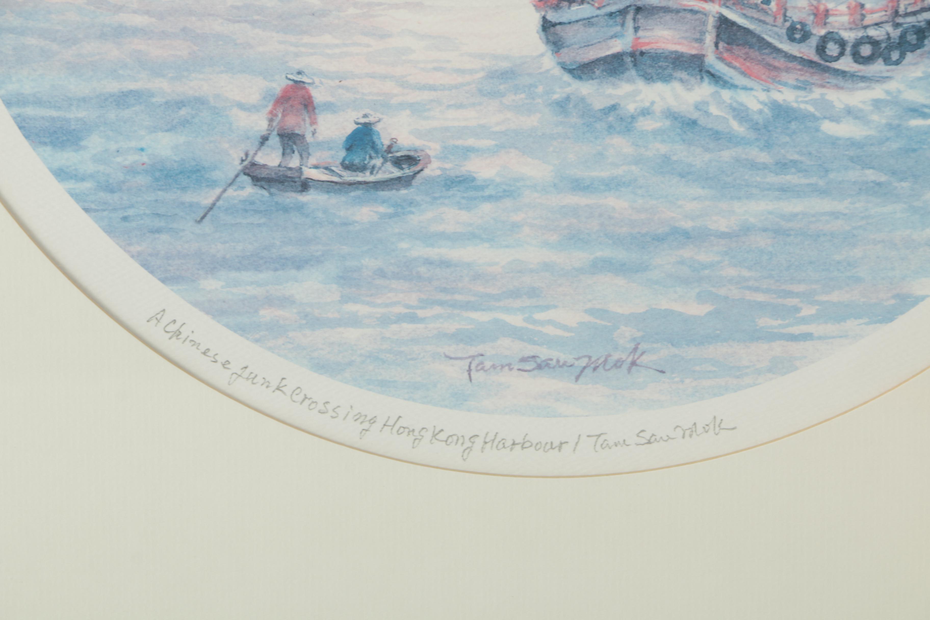 Pair of Signed Offset Lithographs after Tam Sau-Mok