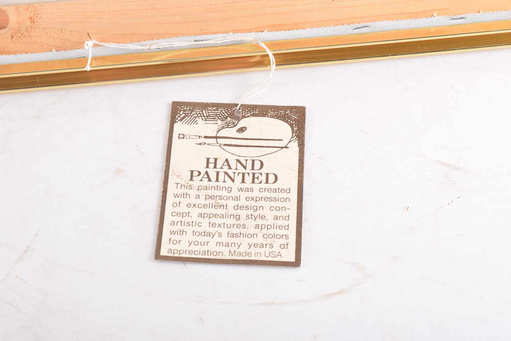 Lee Reynolds Oil Painting on Canvas of Flowers