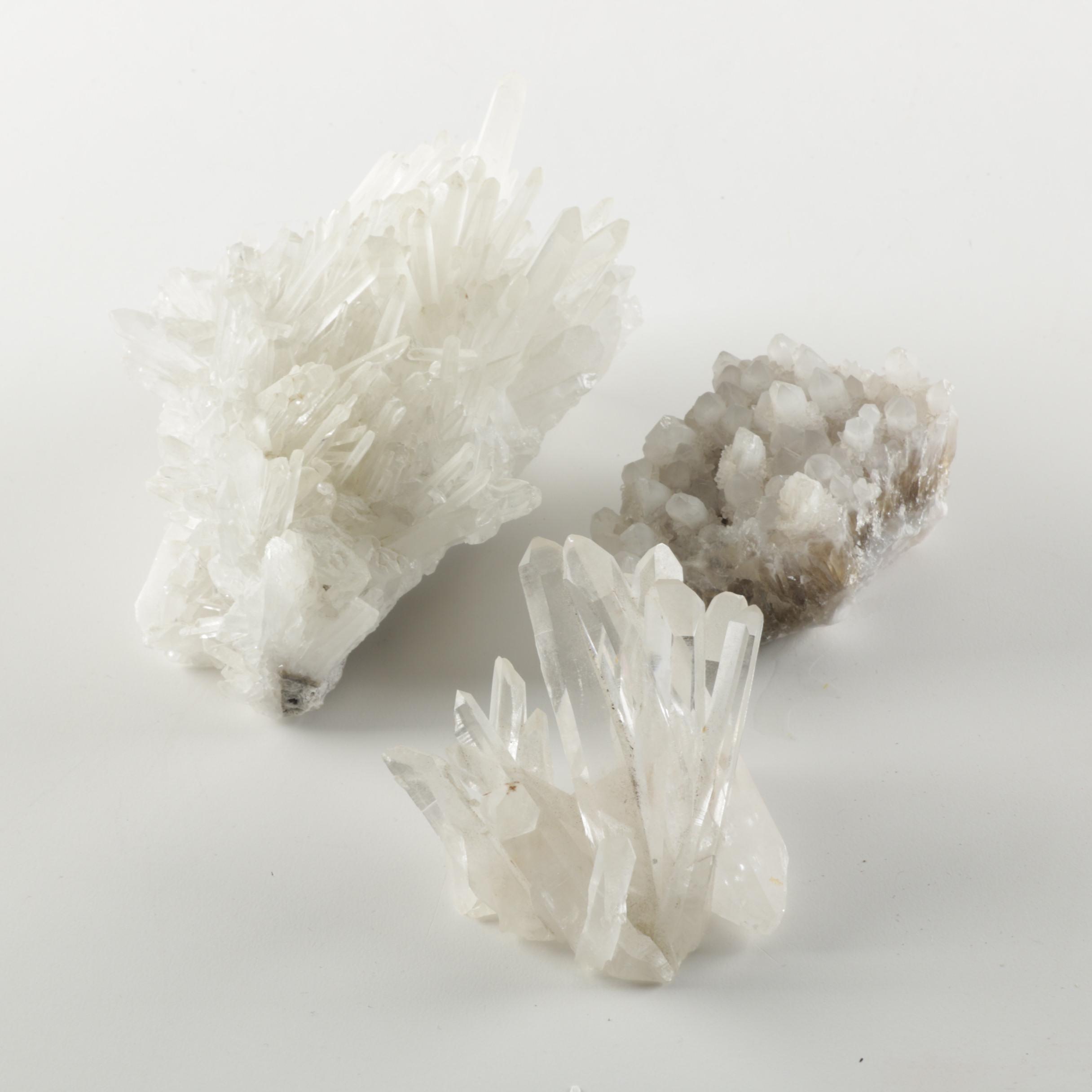 Quartz Crystal Clusters