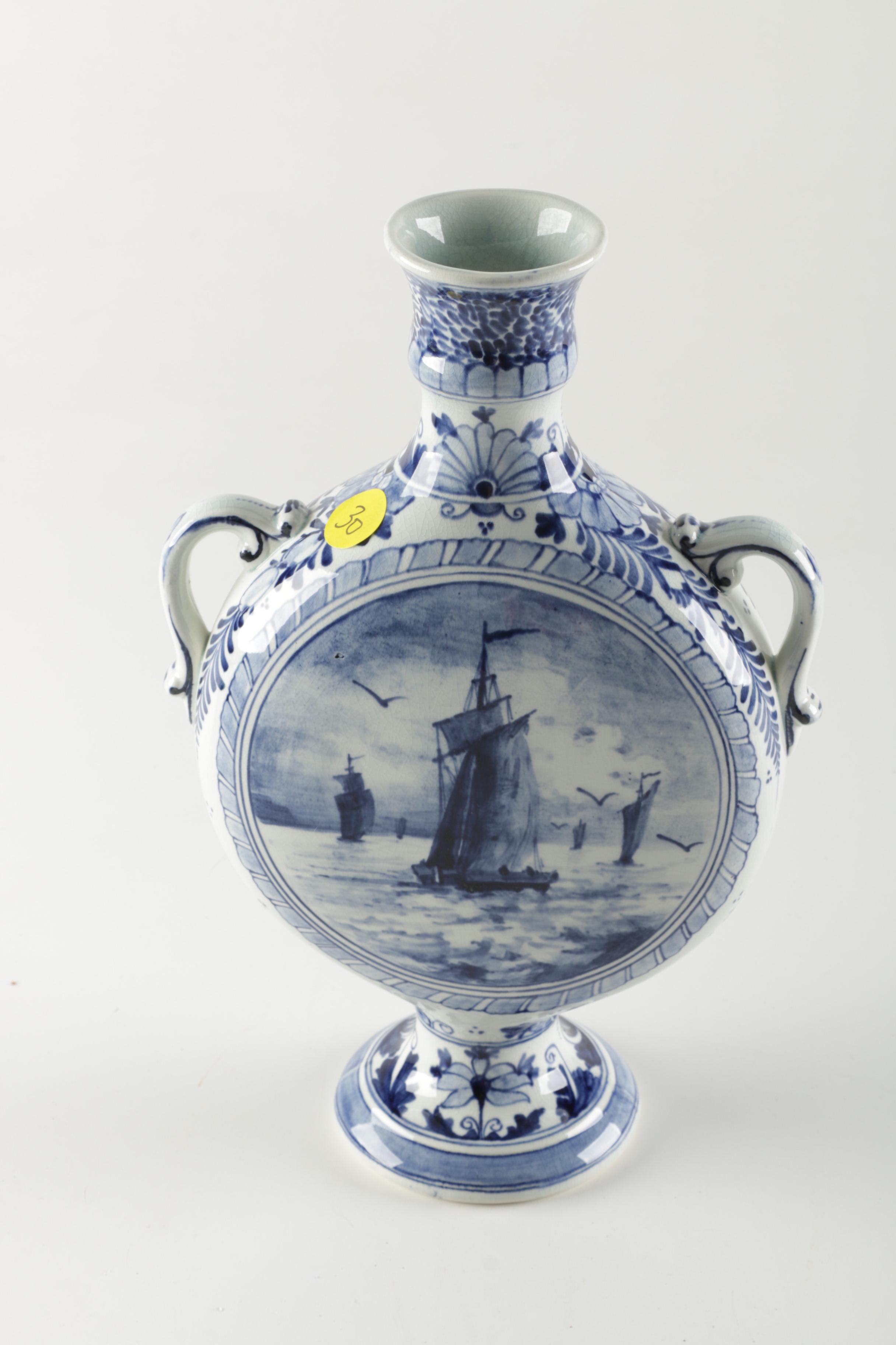 German Delft including Royal Bonn Vase