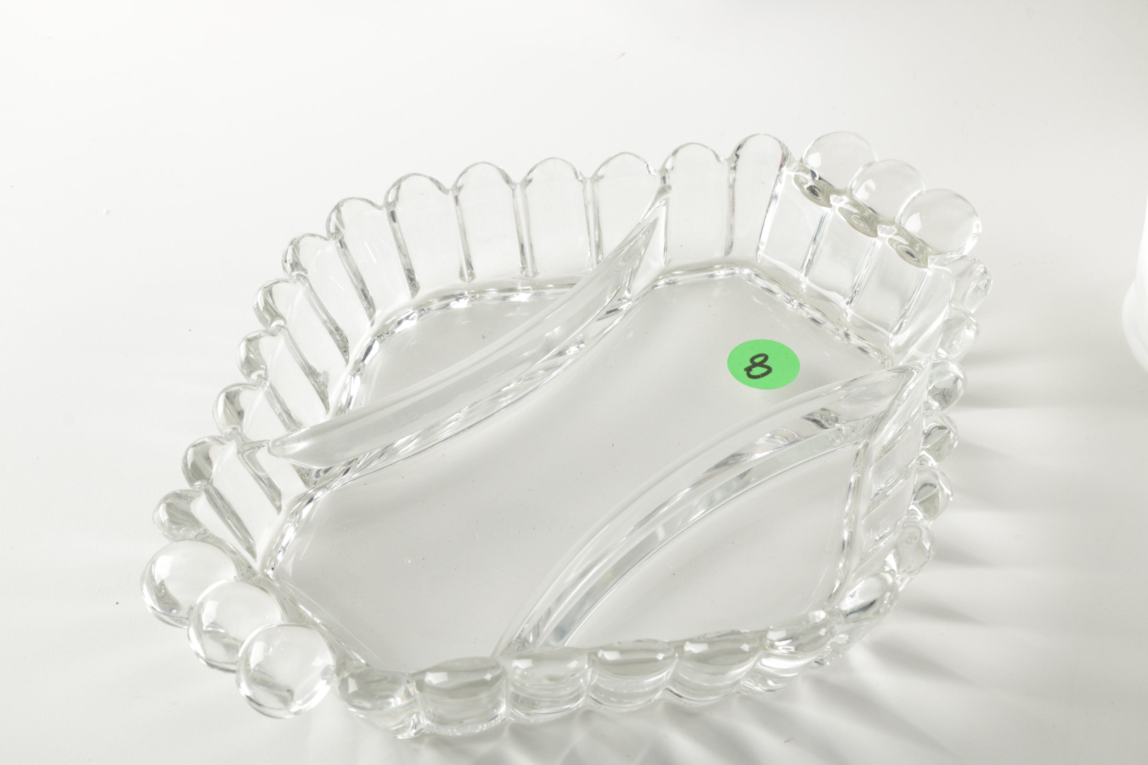 Assorted Glass Decor Items