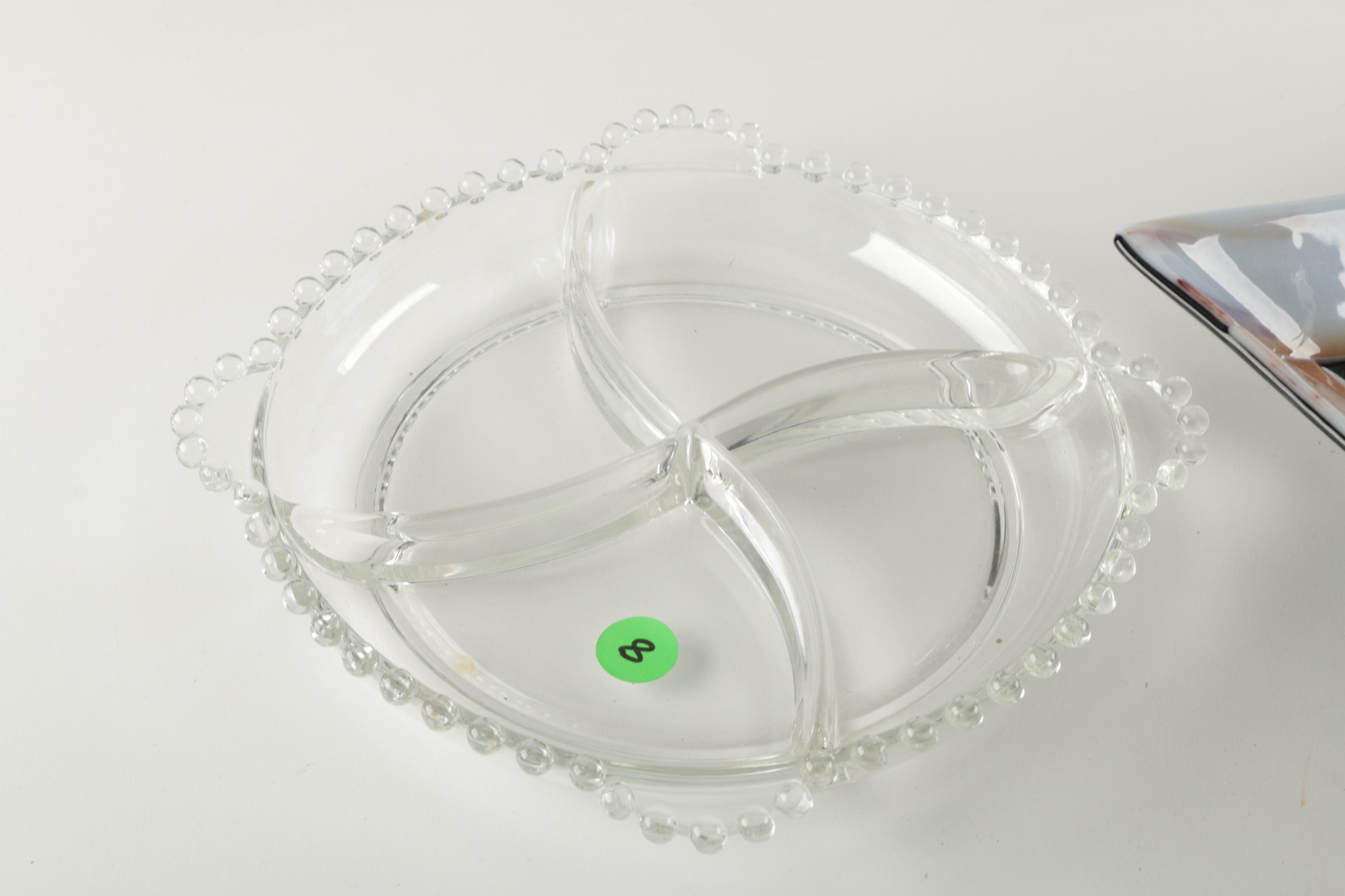 Assorted Glass Decor Items