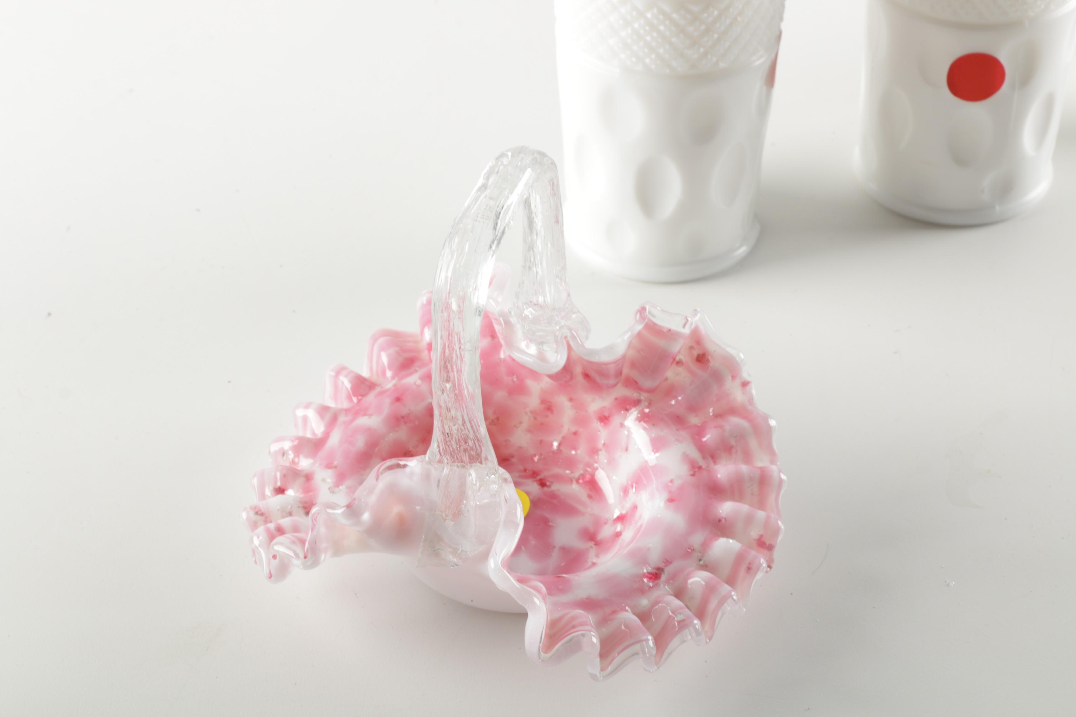 Assorted Glass Decor Items