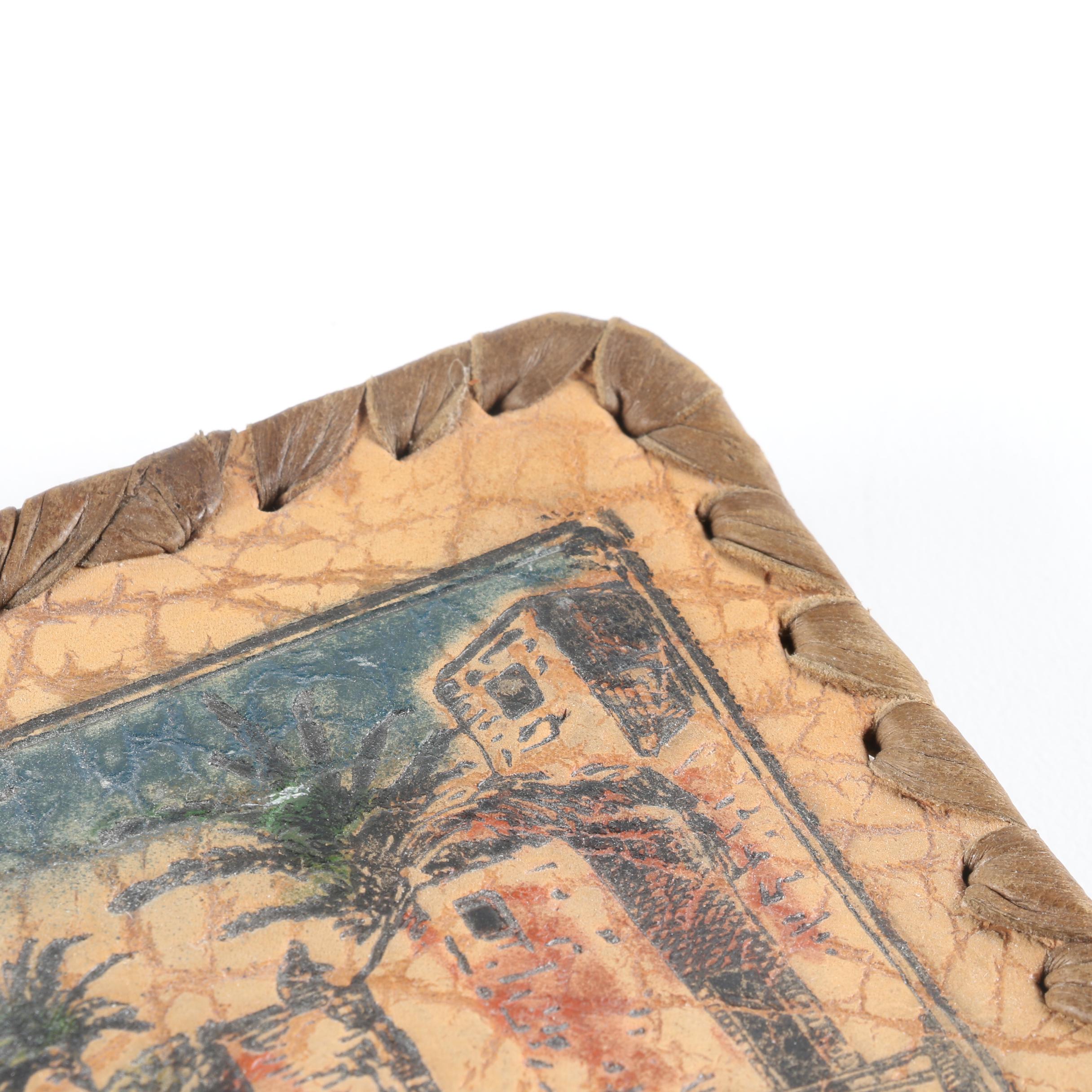 Vintage Jewelry Box and Leather Travel Photo Album