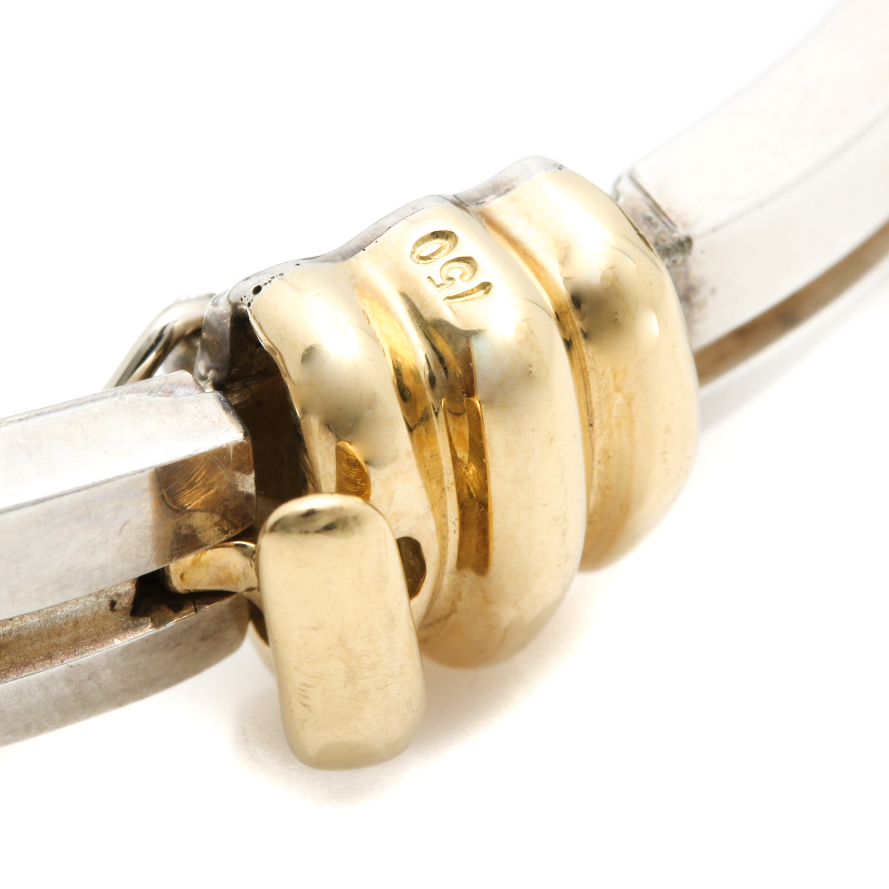 Tiffany & Co. 18K Yellow Gold and Sterling Silver Link Bracelet