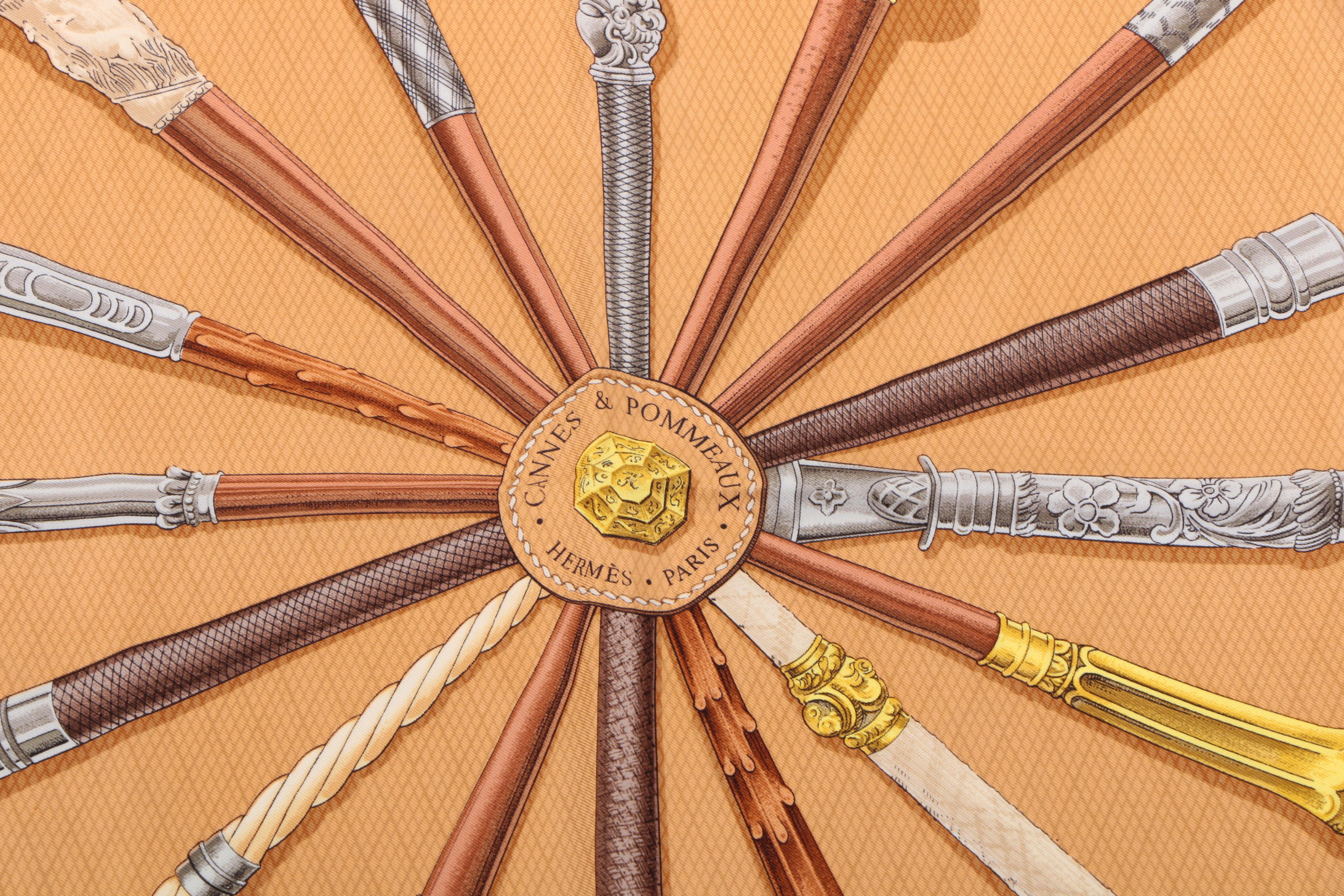 Hermès of Paris "Cannes & Pommeaux" Scarf