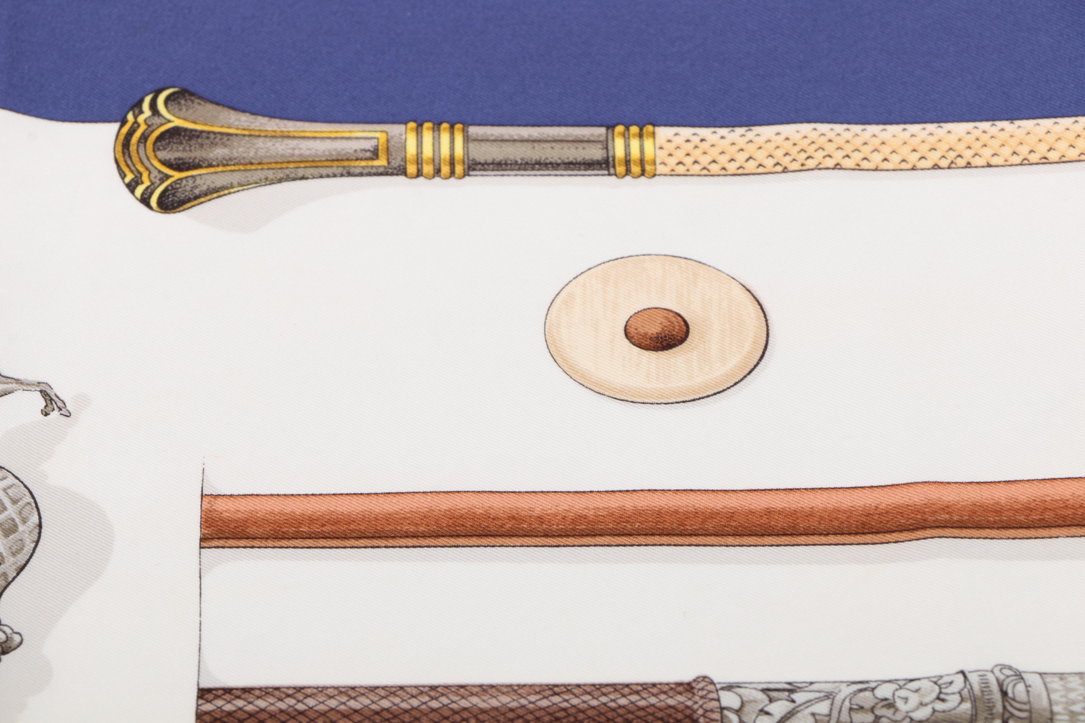 Hermès of Paris "Cannes & Pommeaux" Scarf