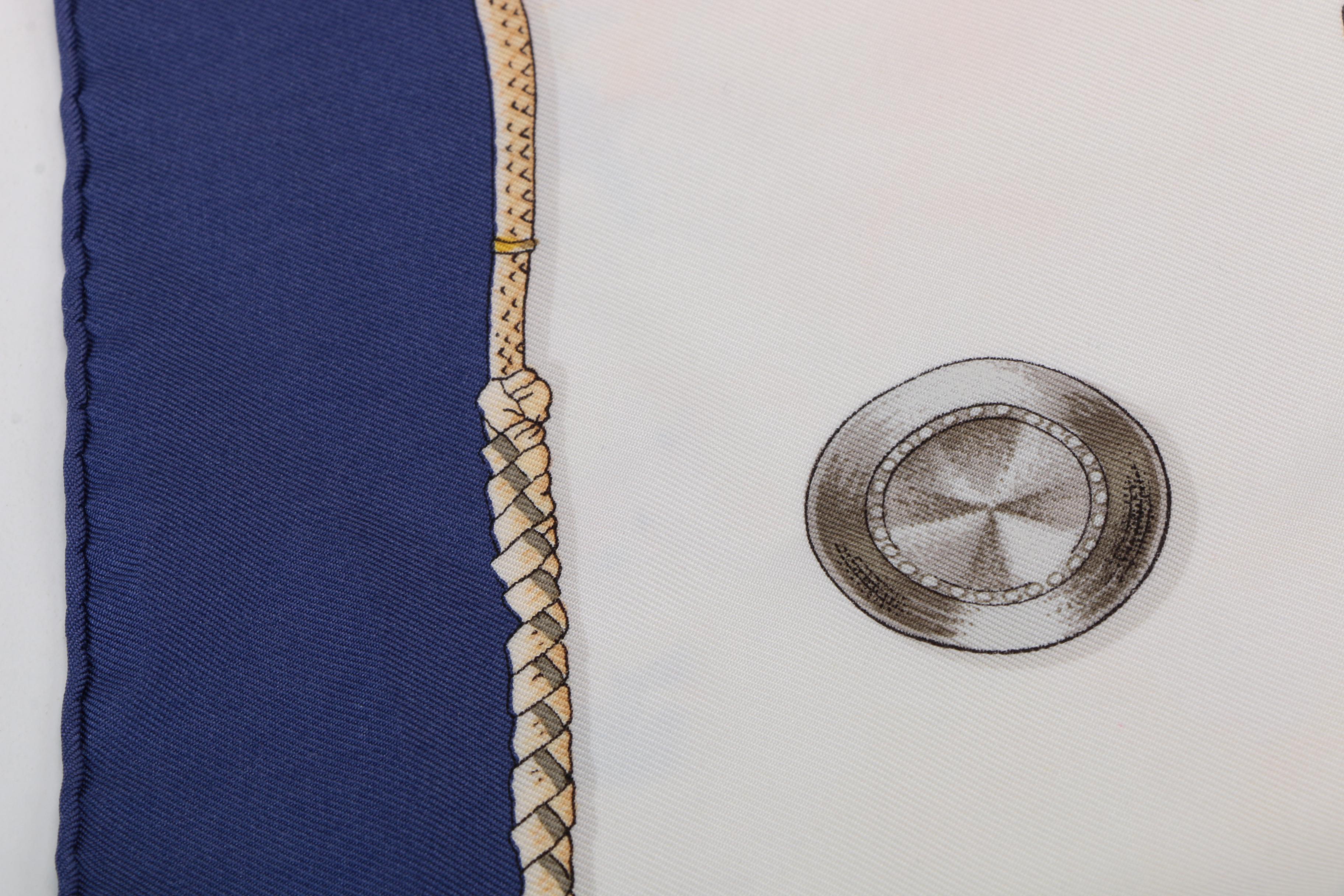 Hermès of Paris "Cannes & Pommeaux" Scarf