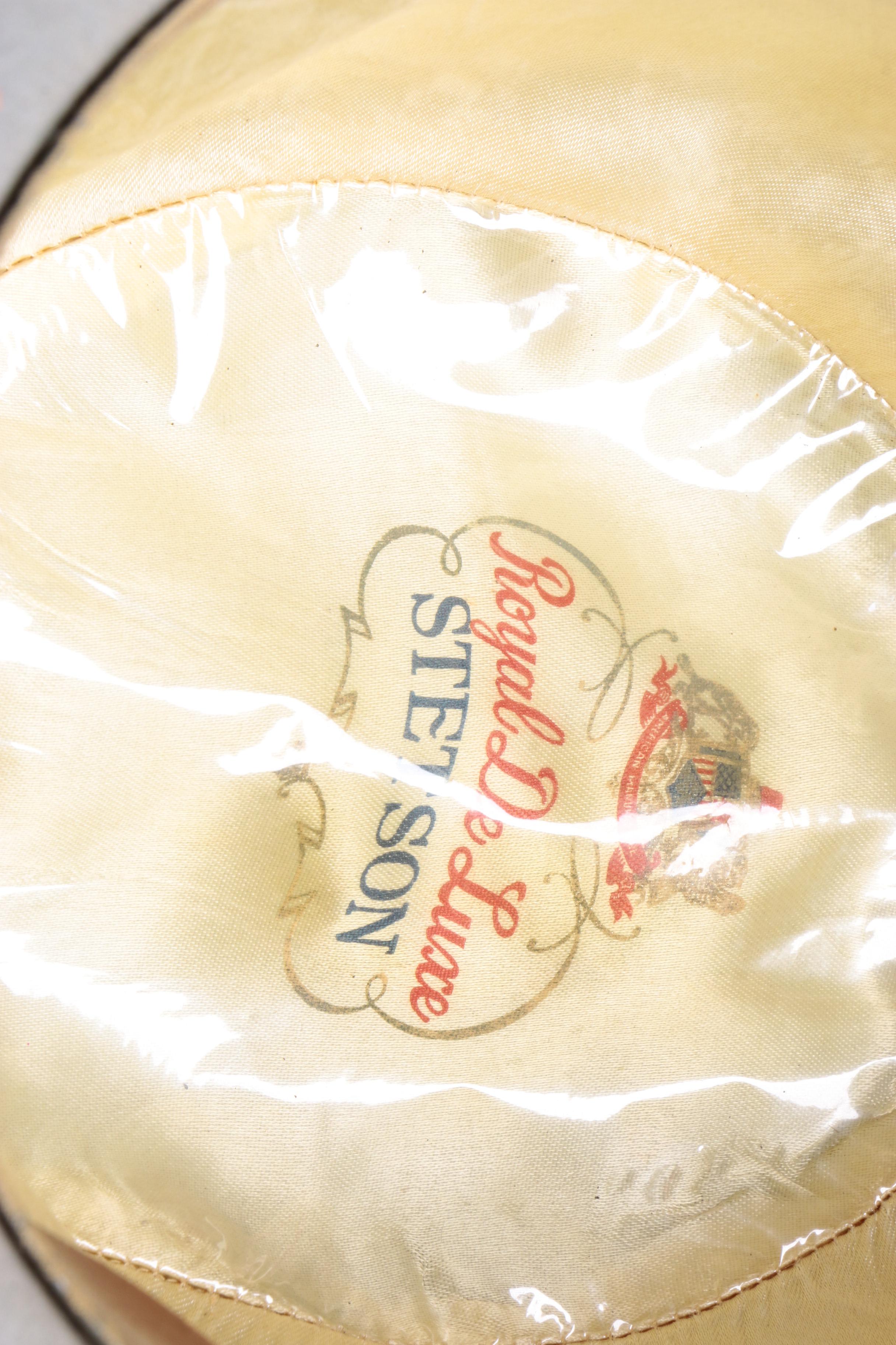 Men's Circa 1956 Vintage Stetson Royal De Luxe Homburg Hat