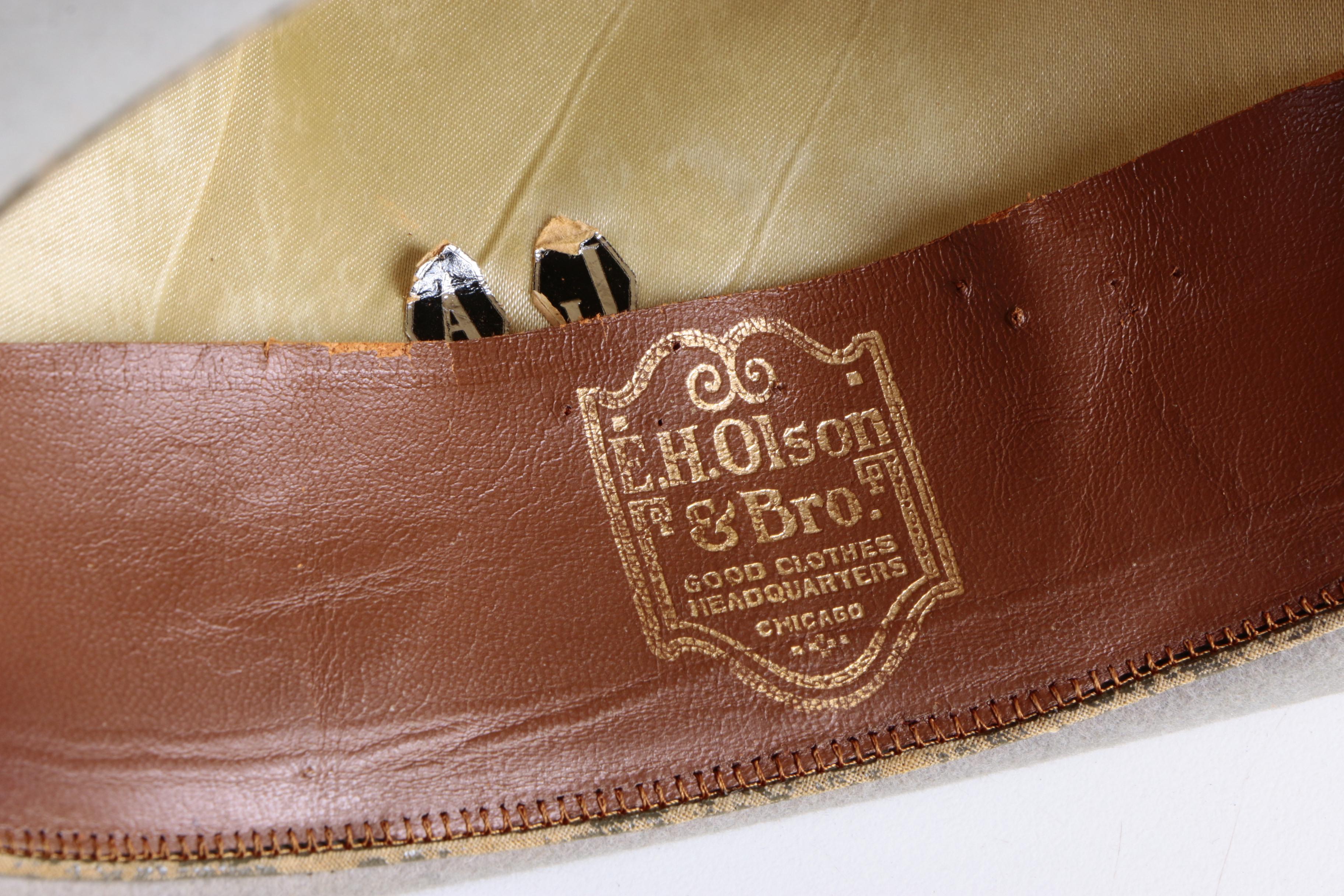 Men's Circa 1956 Vintage Stetson Royal De Luxe Homburg Hat