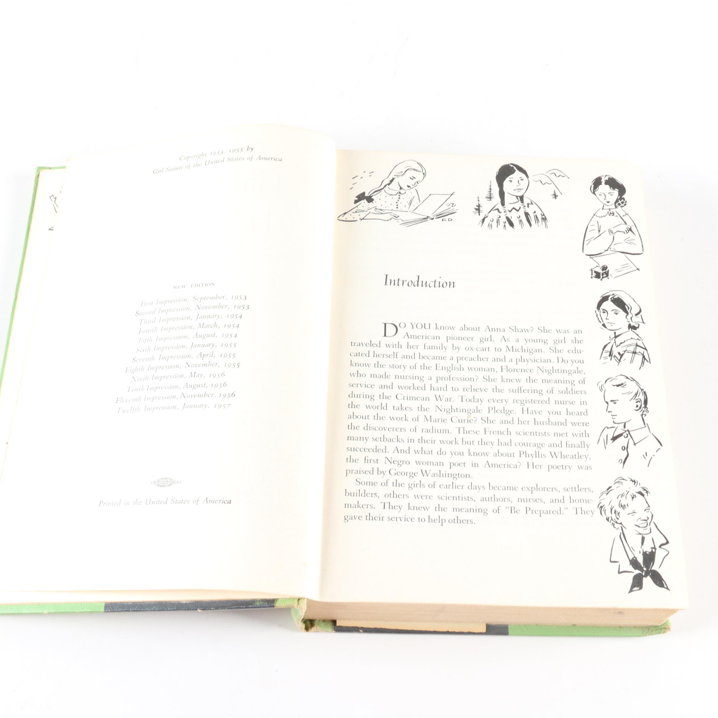 1957 "Girl Scout Handbook: Intermediate Program"