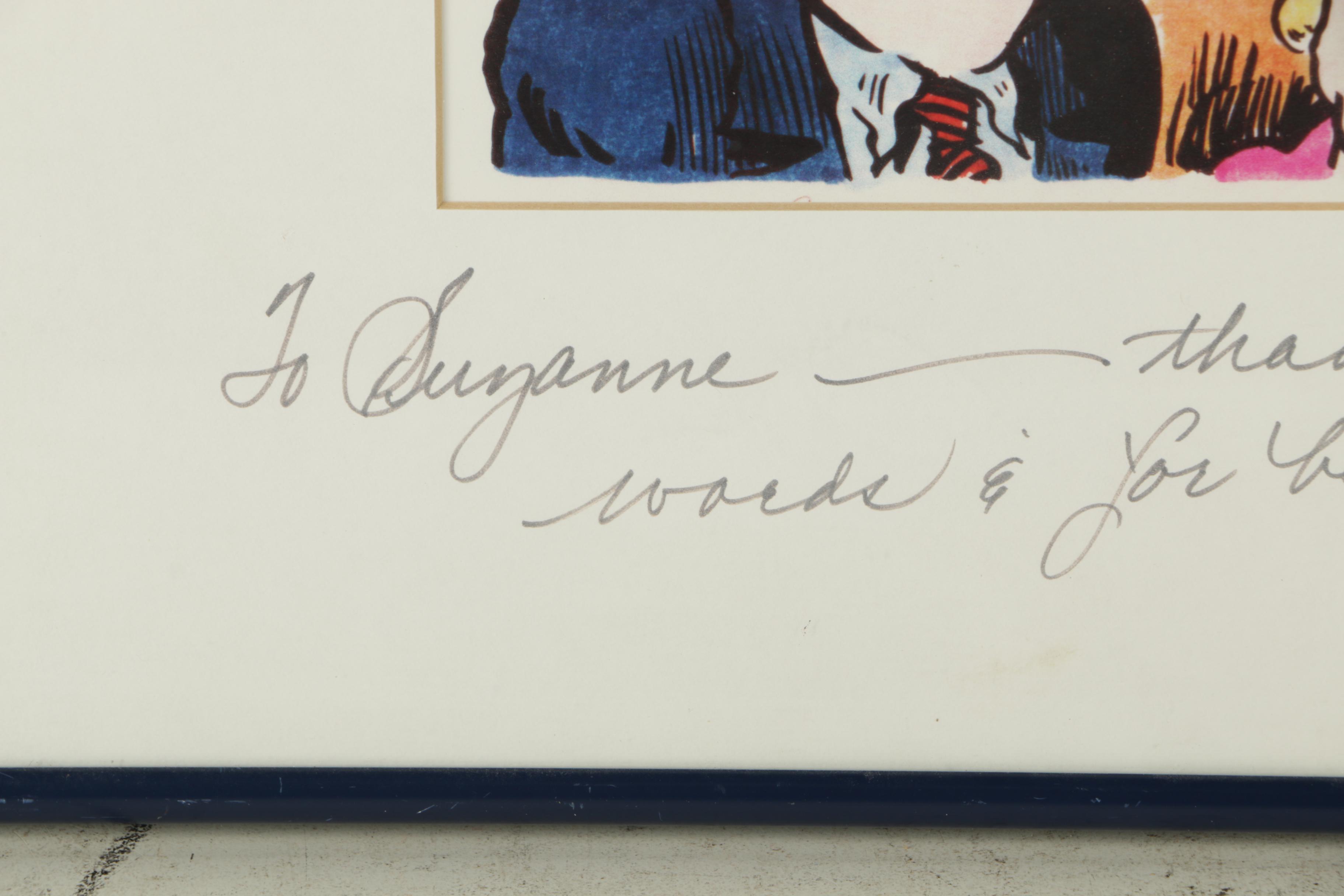 Reproduction Print of Cartoon After Jimmy Margulies for the Houston Post