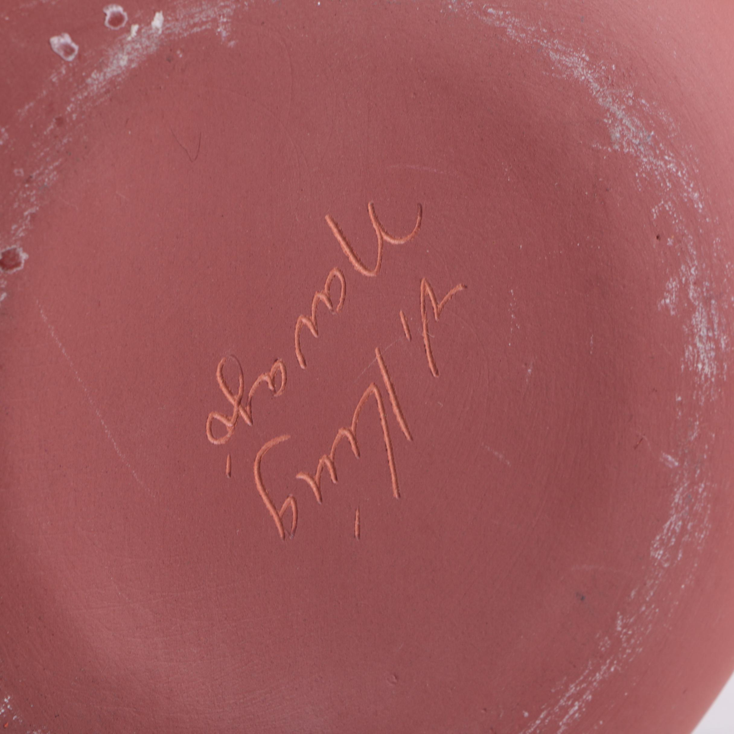 Etched Navajo Pottery Vase