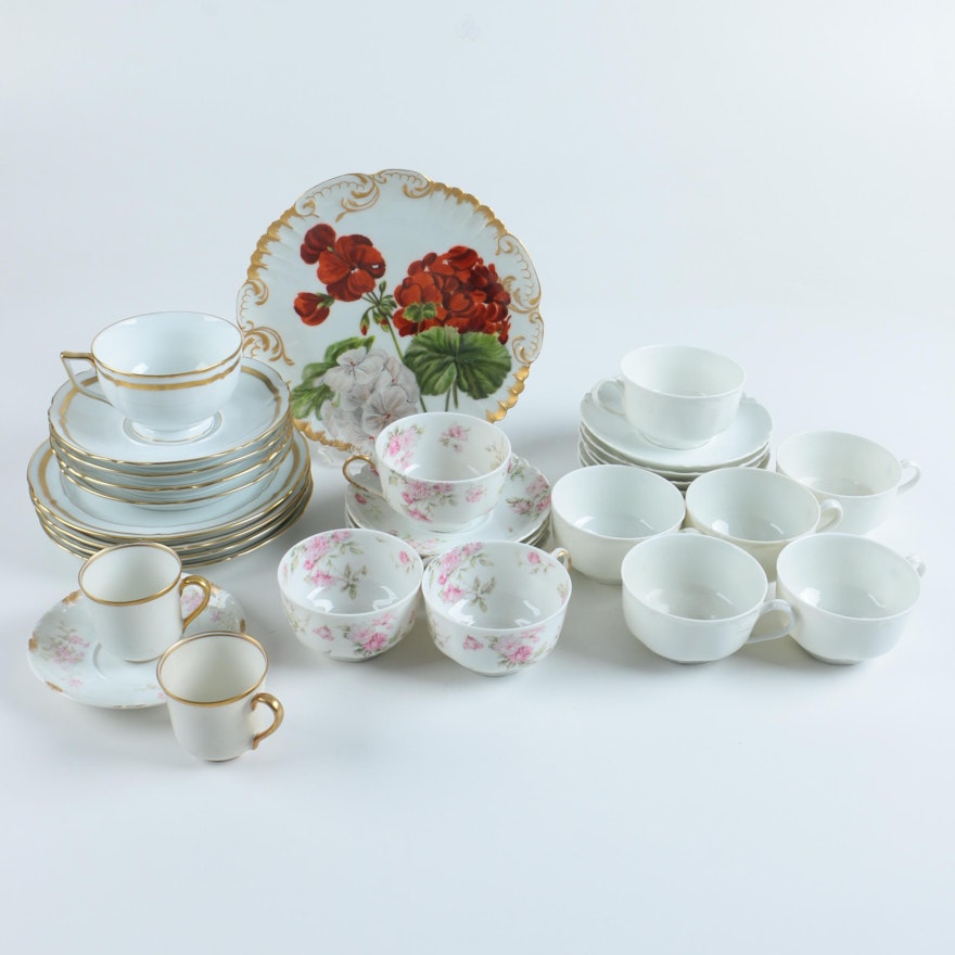 Vintage Limoges Porcelain Tableware