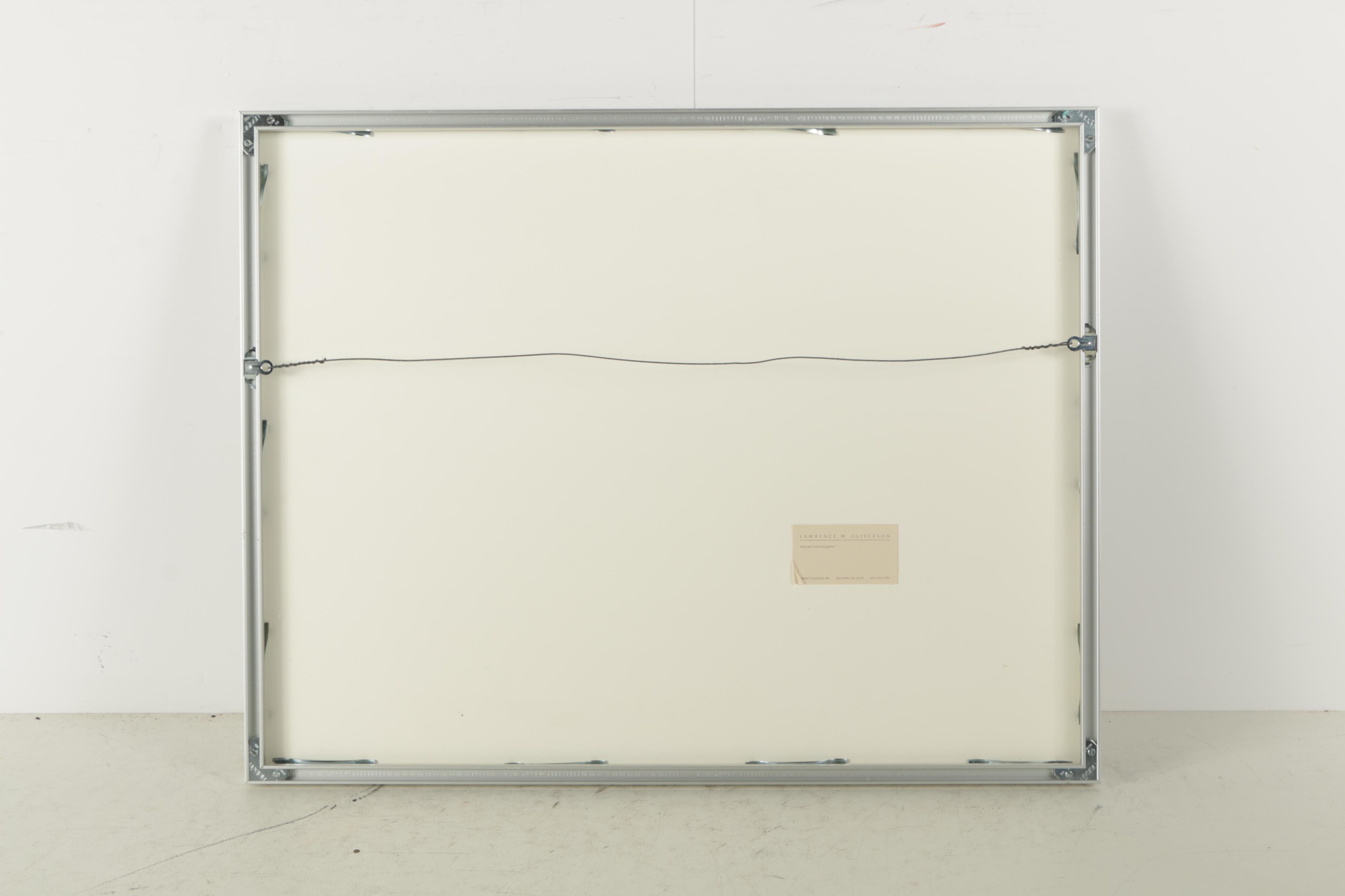 Lawrence W. Oliverson Color Photographic Print of Rustic Porch