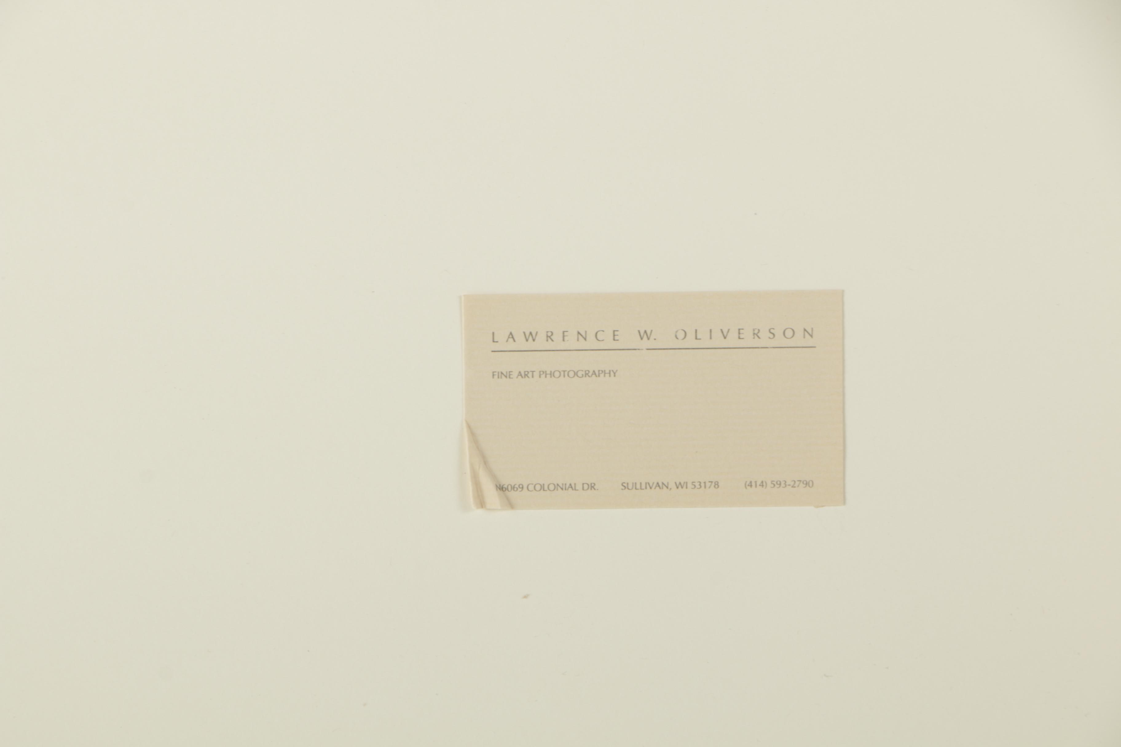 Lawrence W. Oliverson Color Photographic Print of Rustic Porch