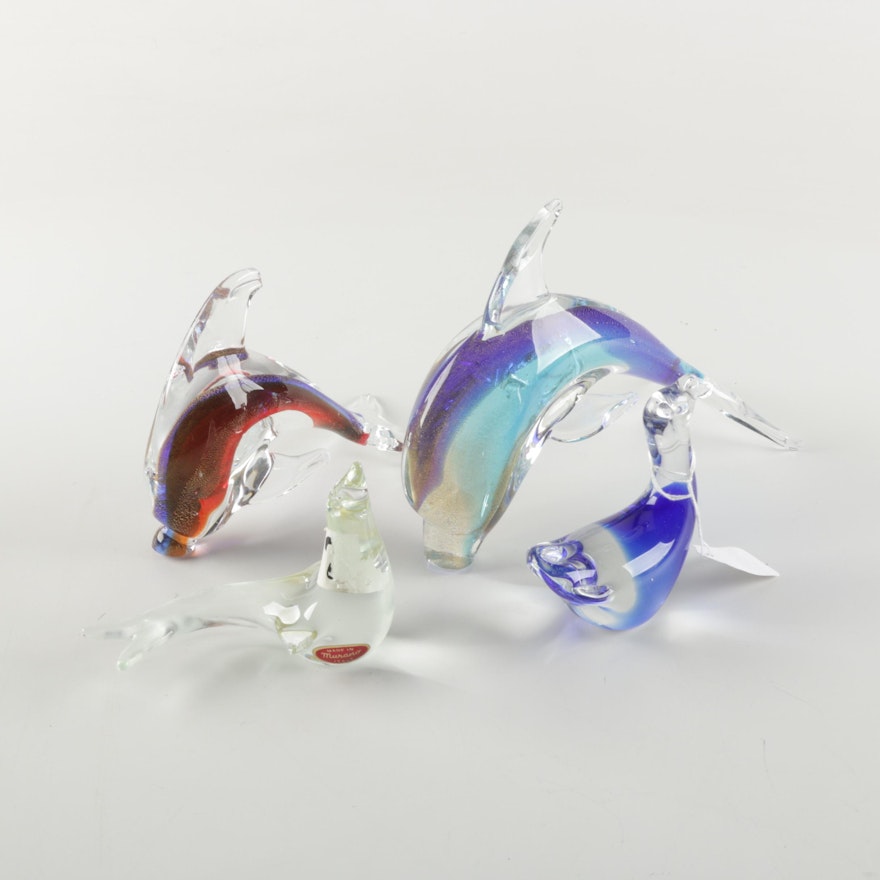 Glass Dolphins and Seals