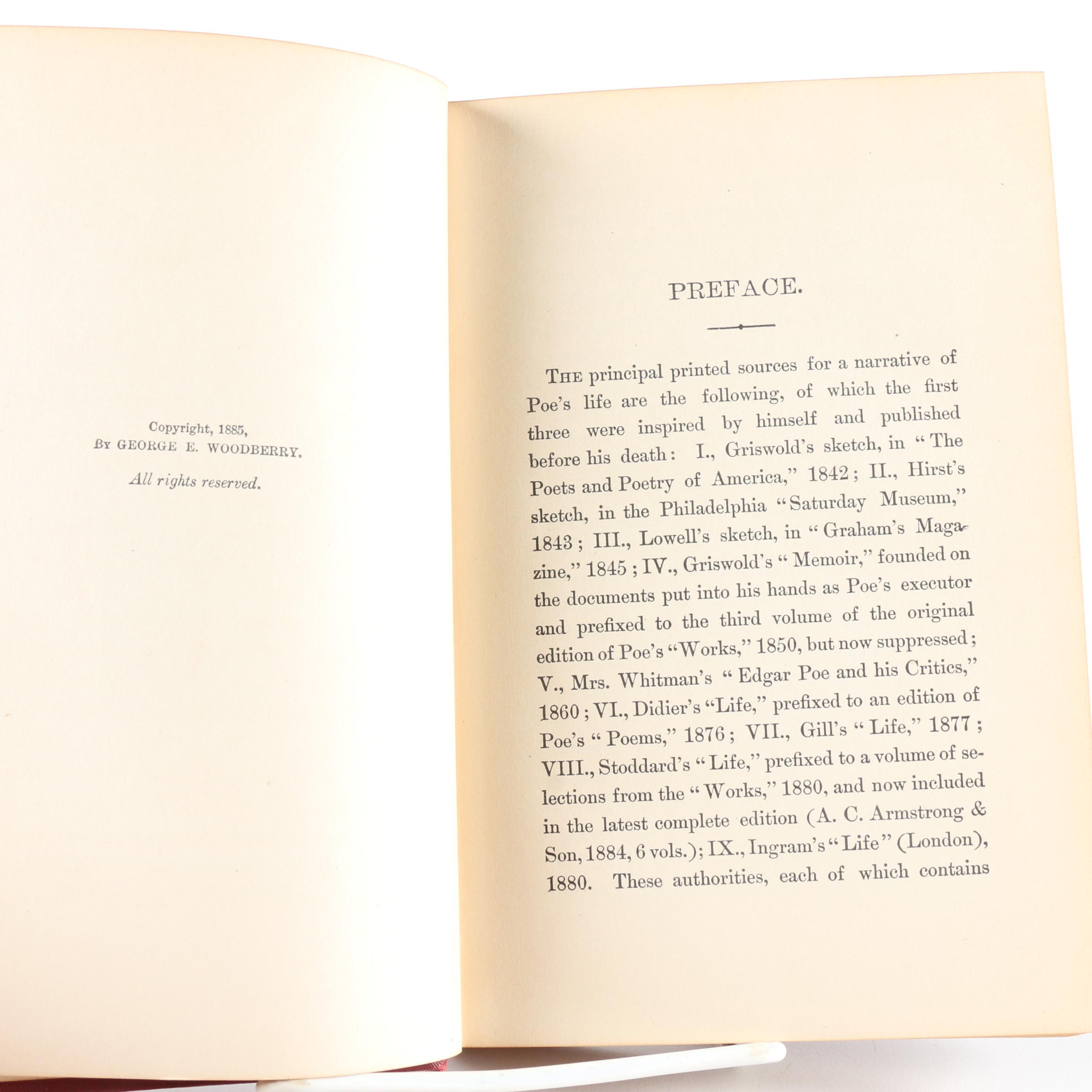 Antique Edgar Allen Poe Books