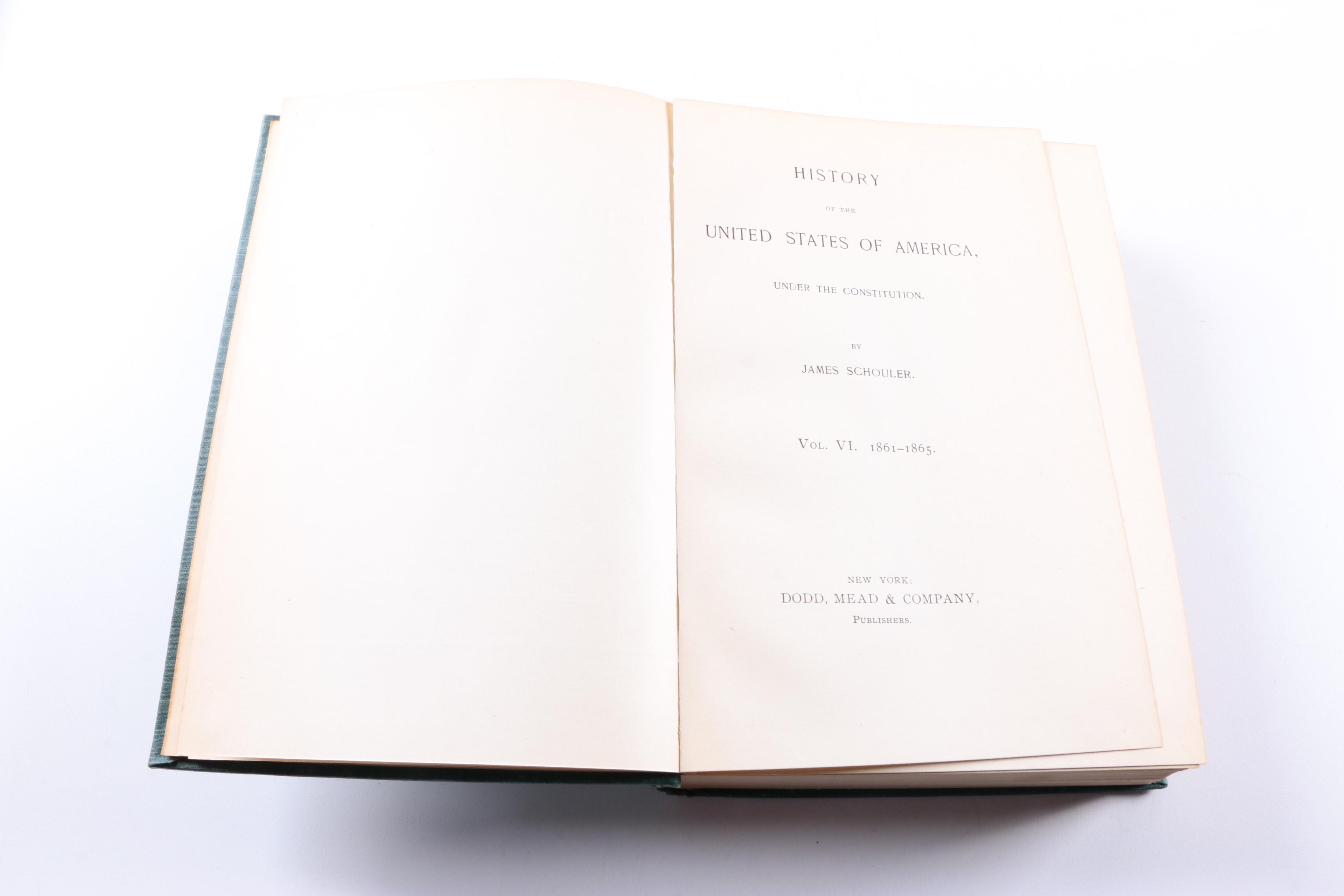 Vintage Set of American History Book