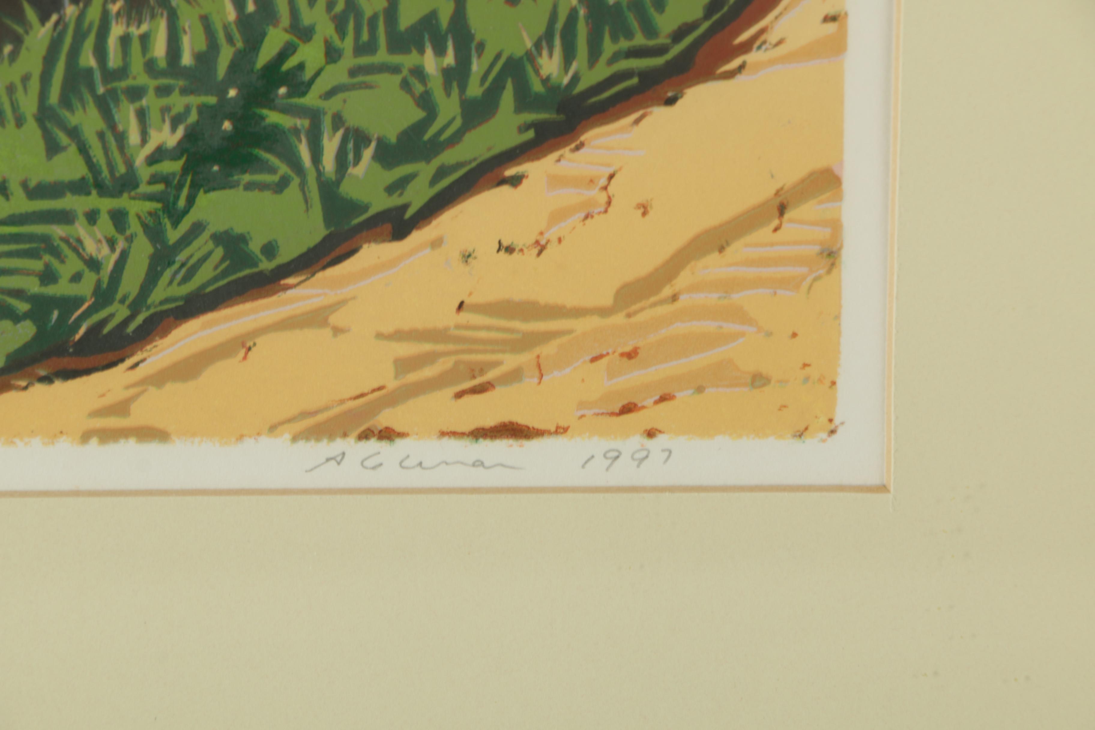 Limited Edition Serigraph on Paper "Spring Time Work"