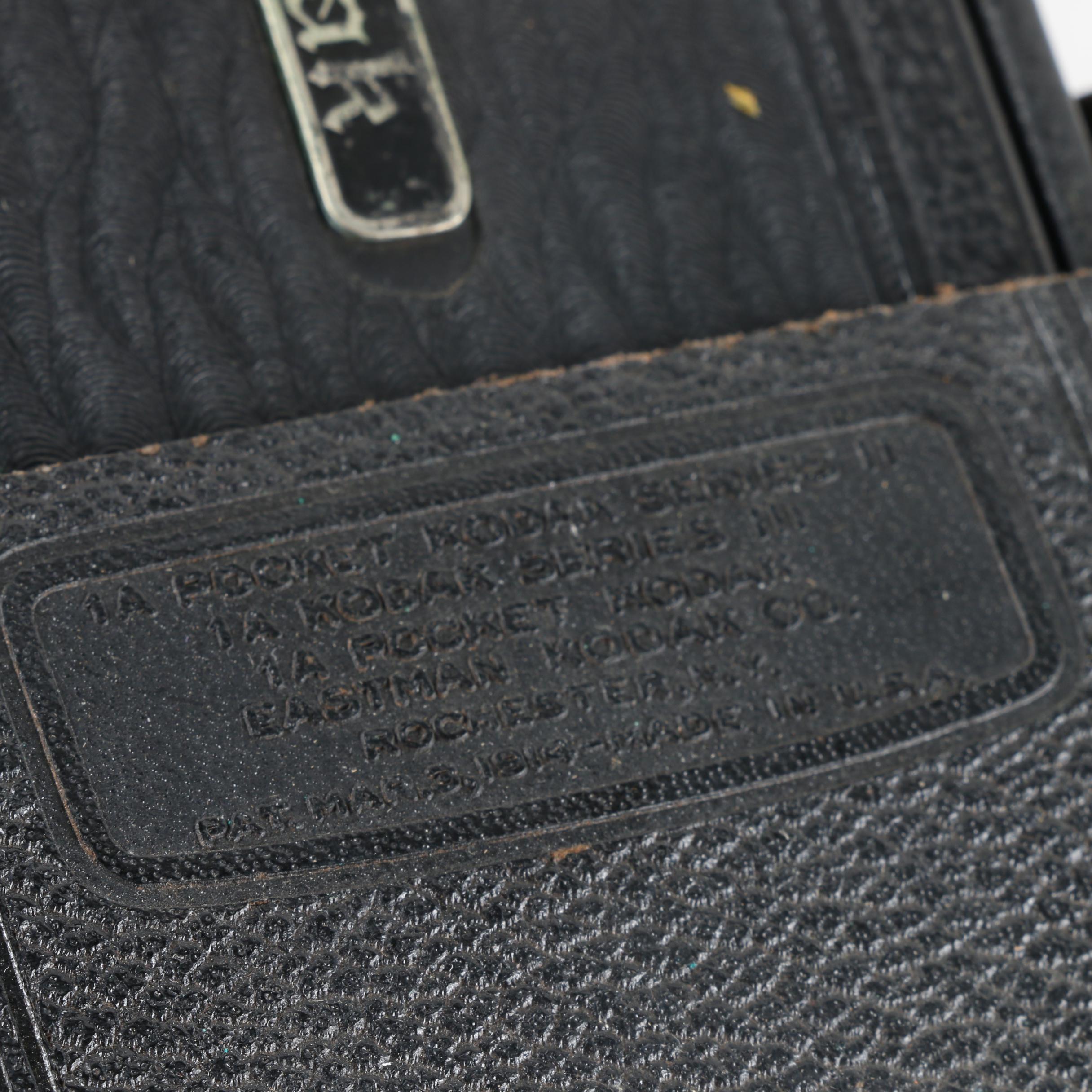 No.1-A Pocket Kodak Folding Camera with Case