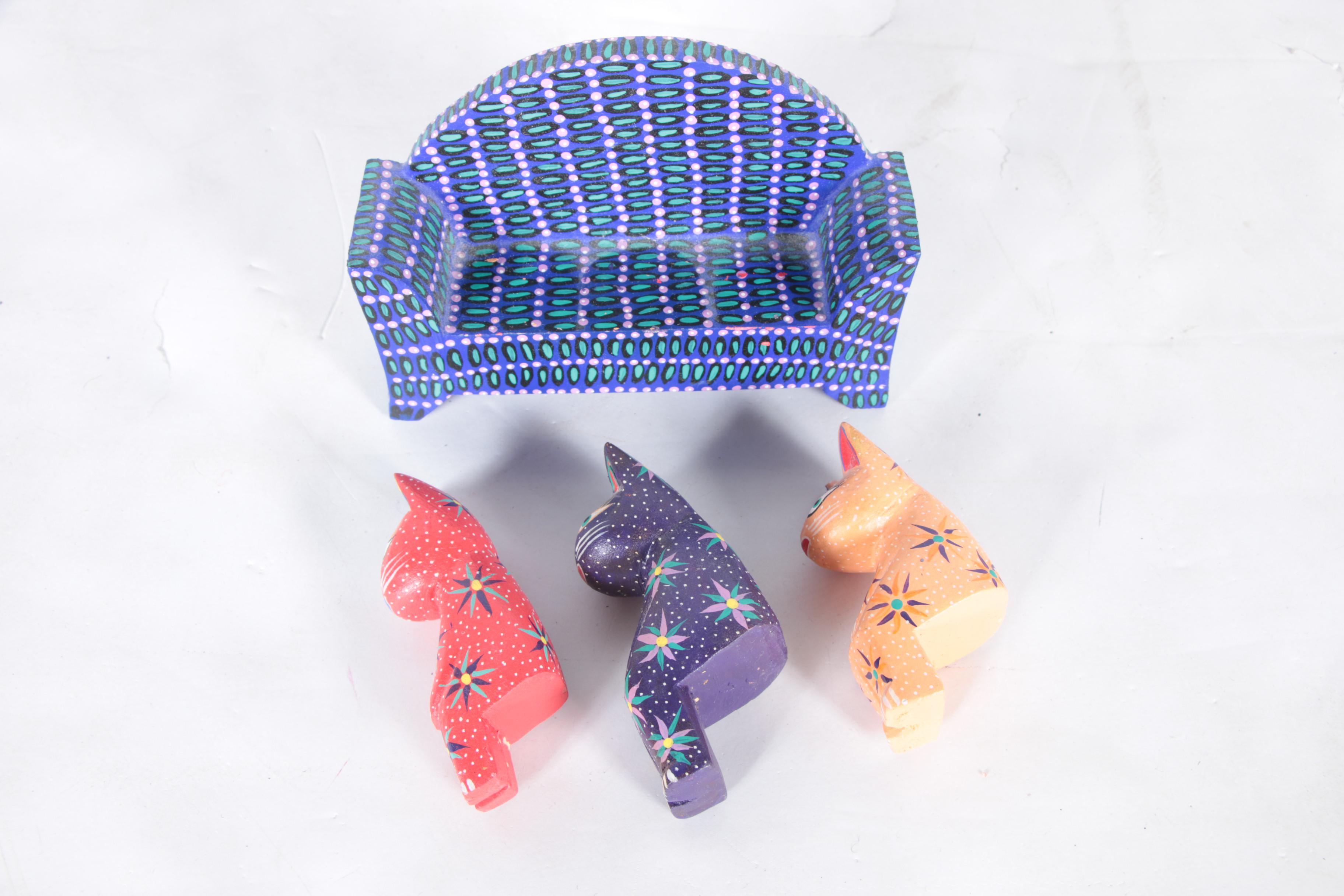 Collection of Mexican Folk Art Animals