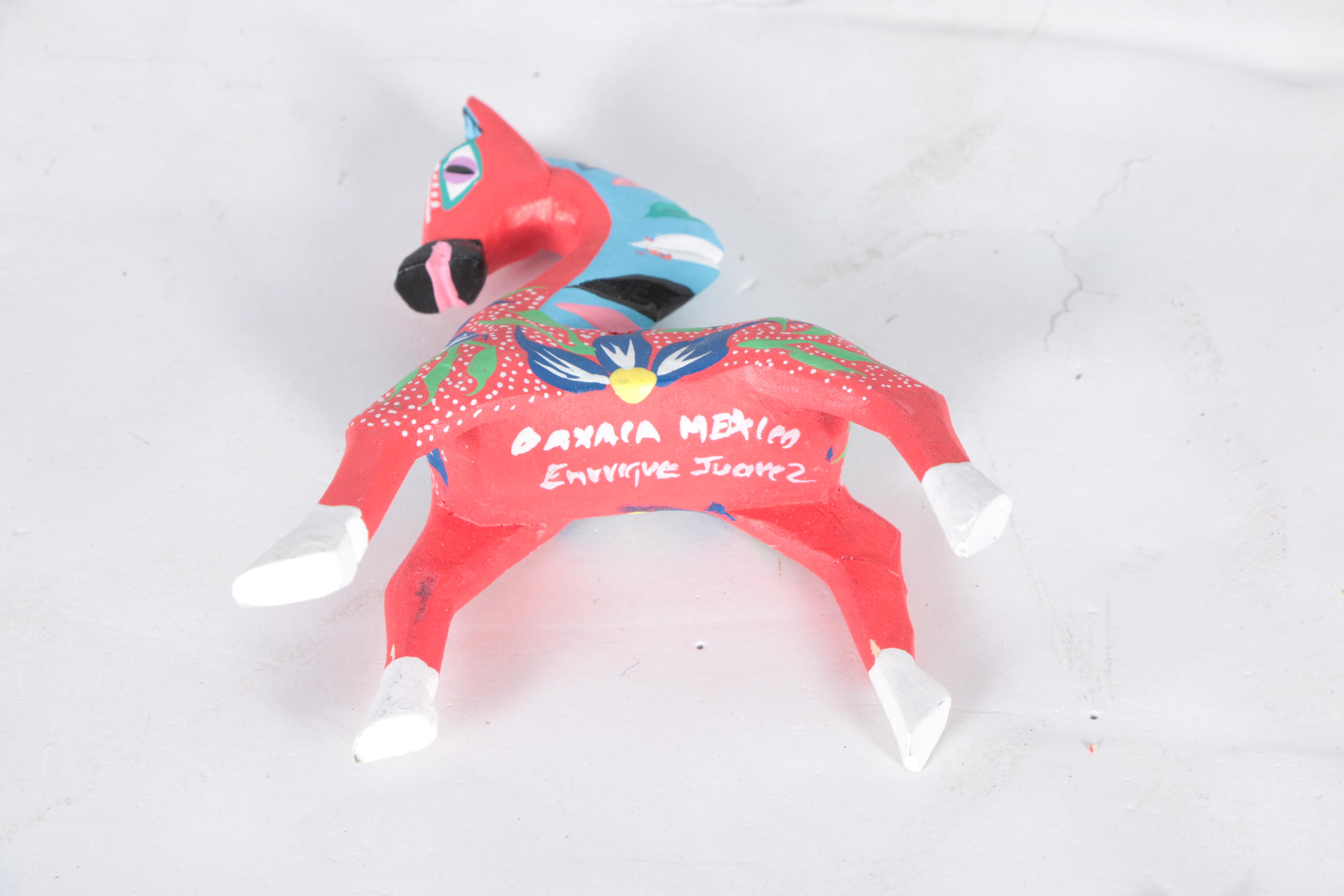 Collection of Mexican Folk Art Animals