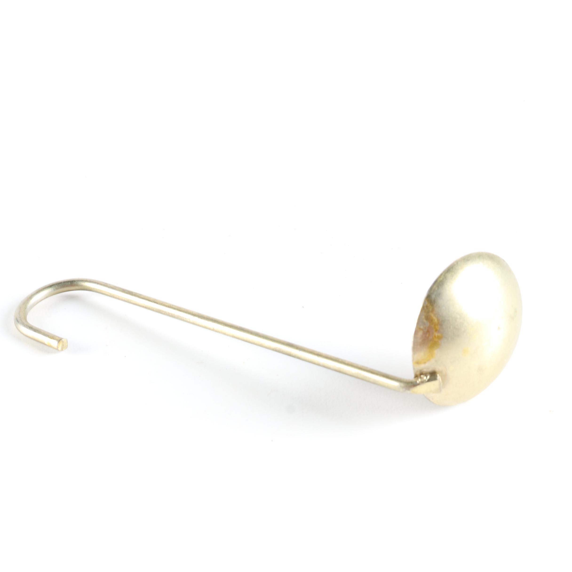 Brass Ash Receiver, Wooden Decor and Ladle