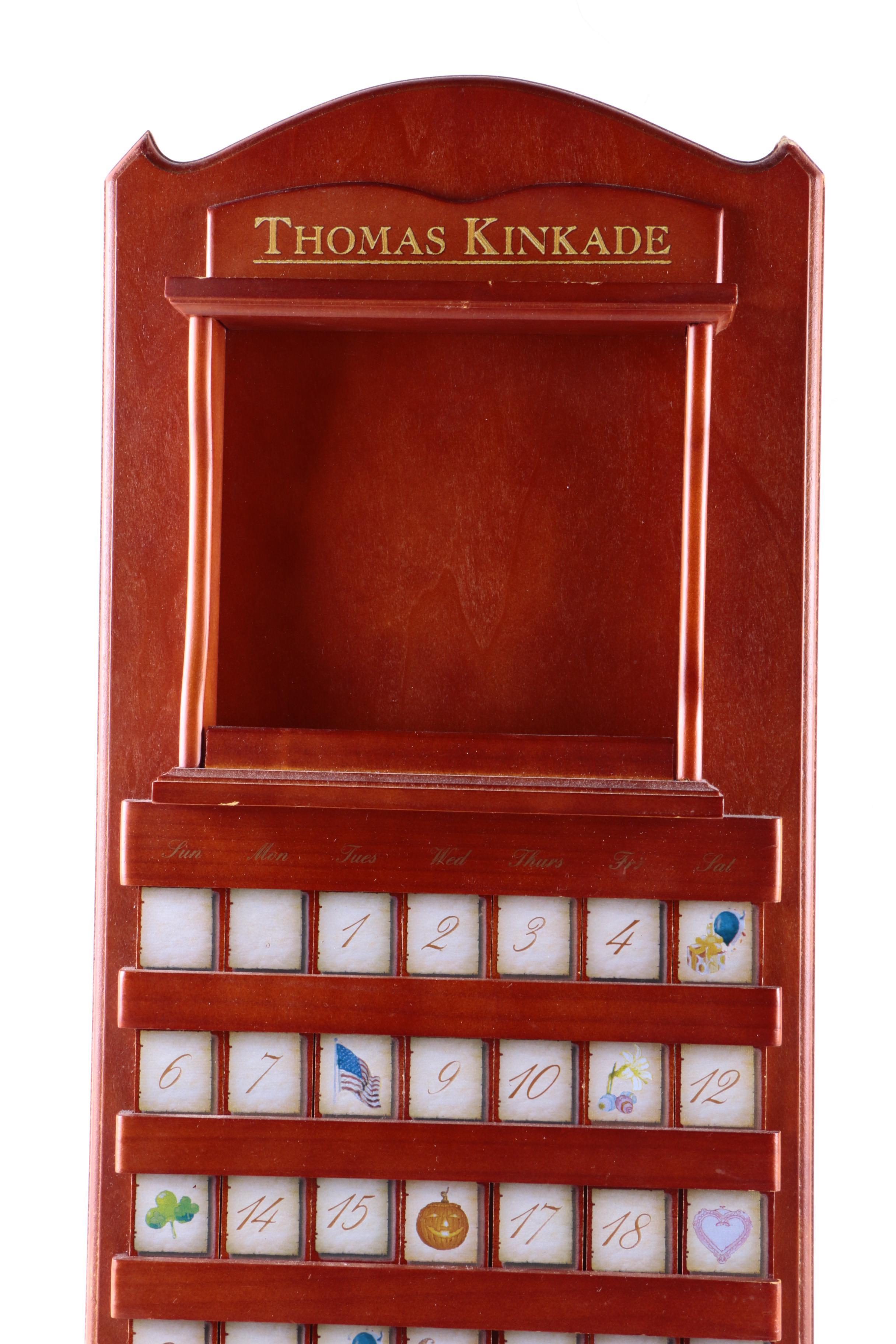 Thomas Kinkade Wooden Perpetual Calendar