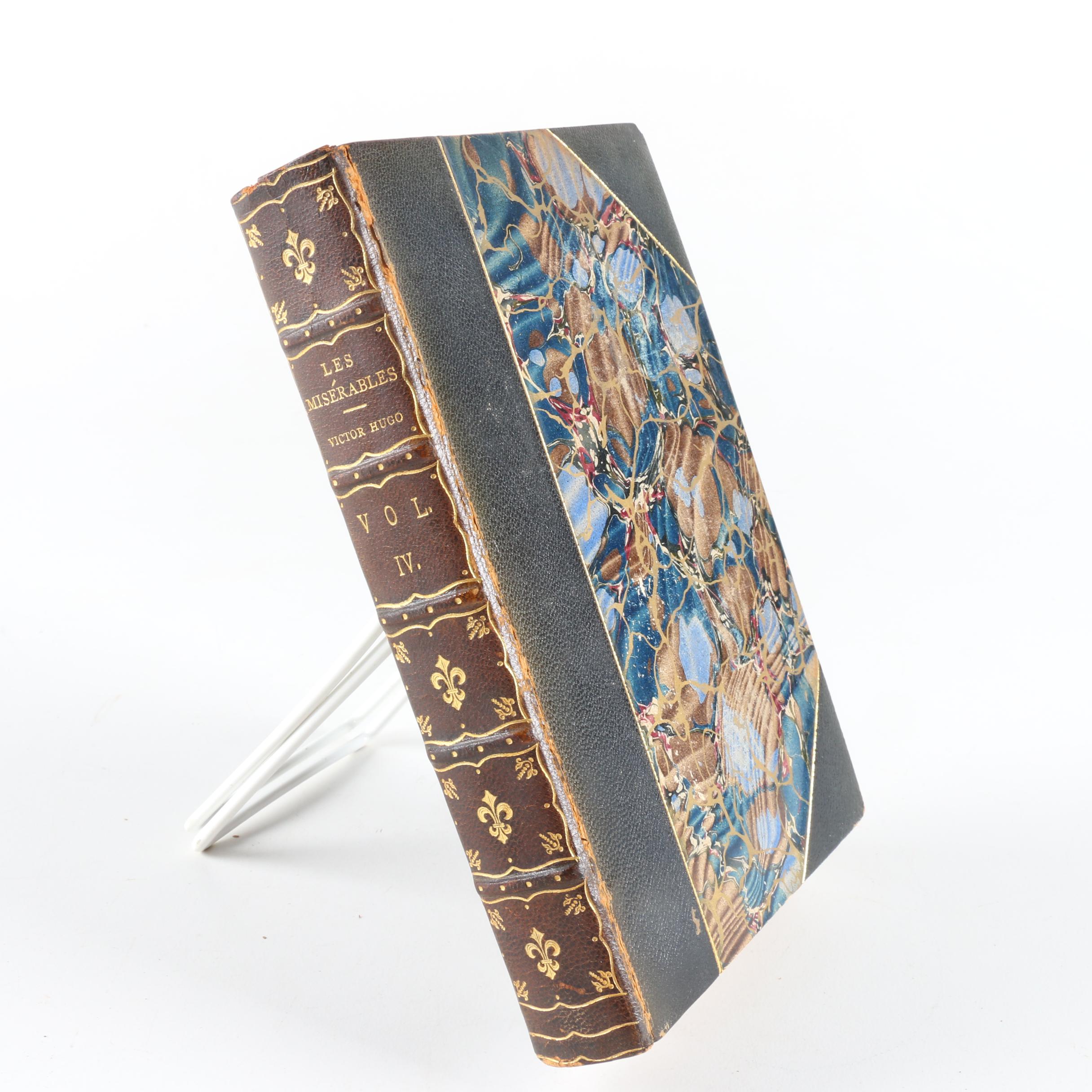 1905 Five-Volume Set of "Les Misérables" by Victor Hugo