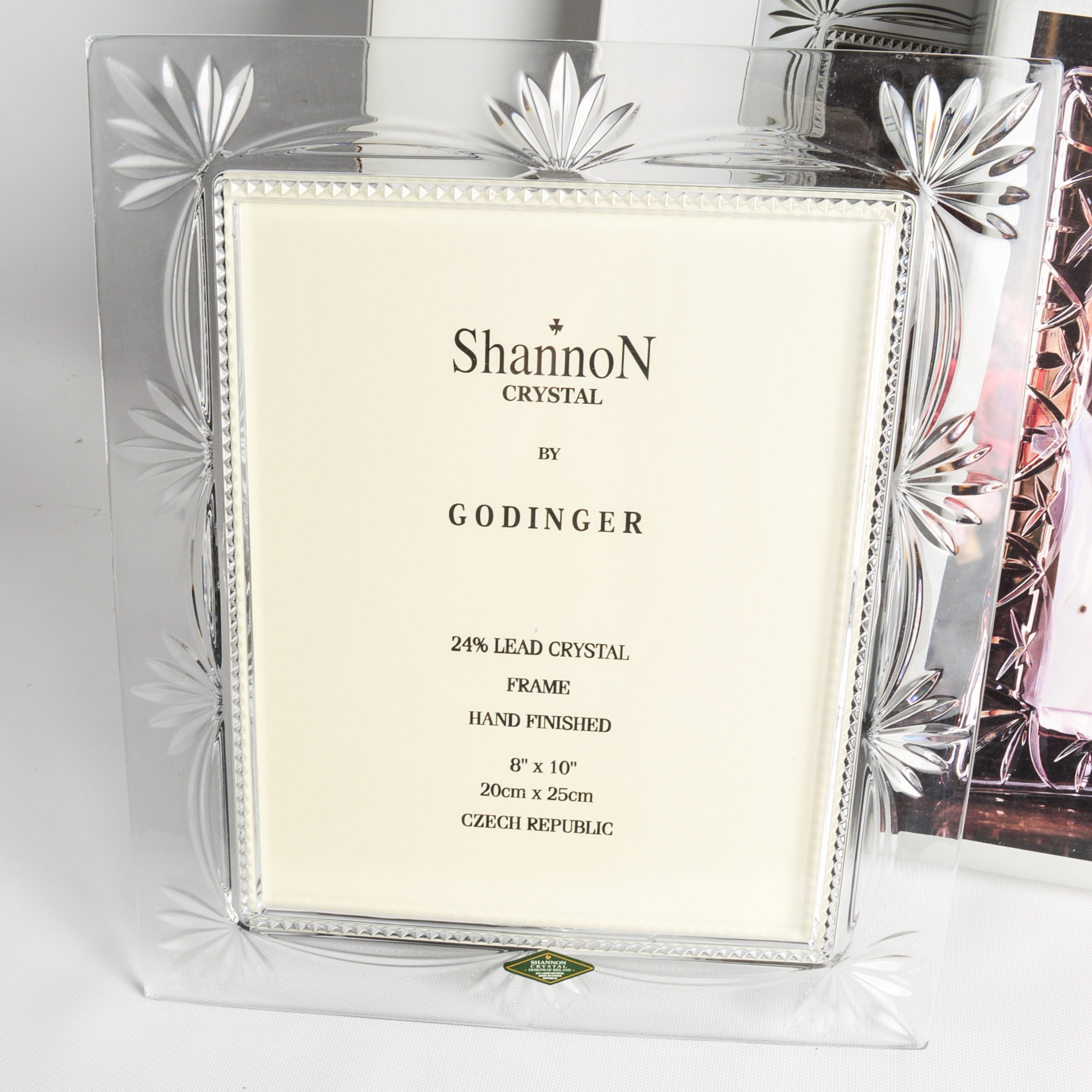 Gorham and Godinger "Shannon" Crystal Picture Frames