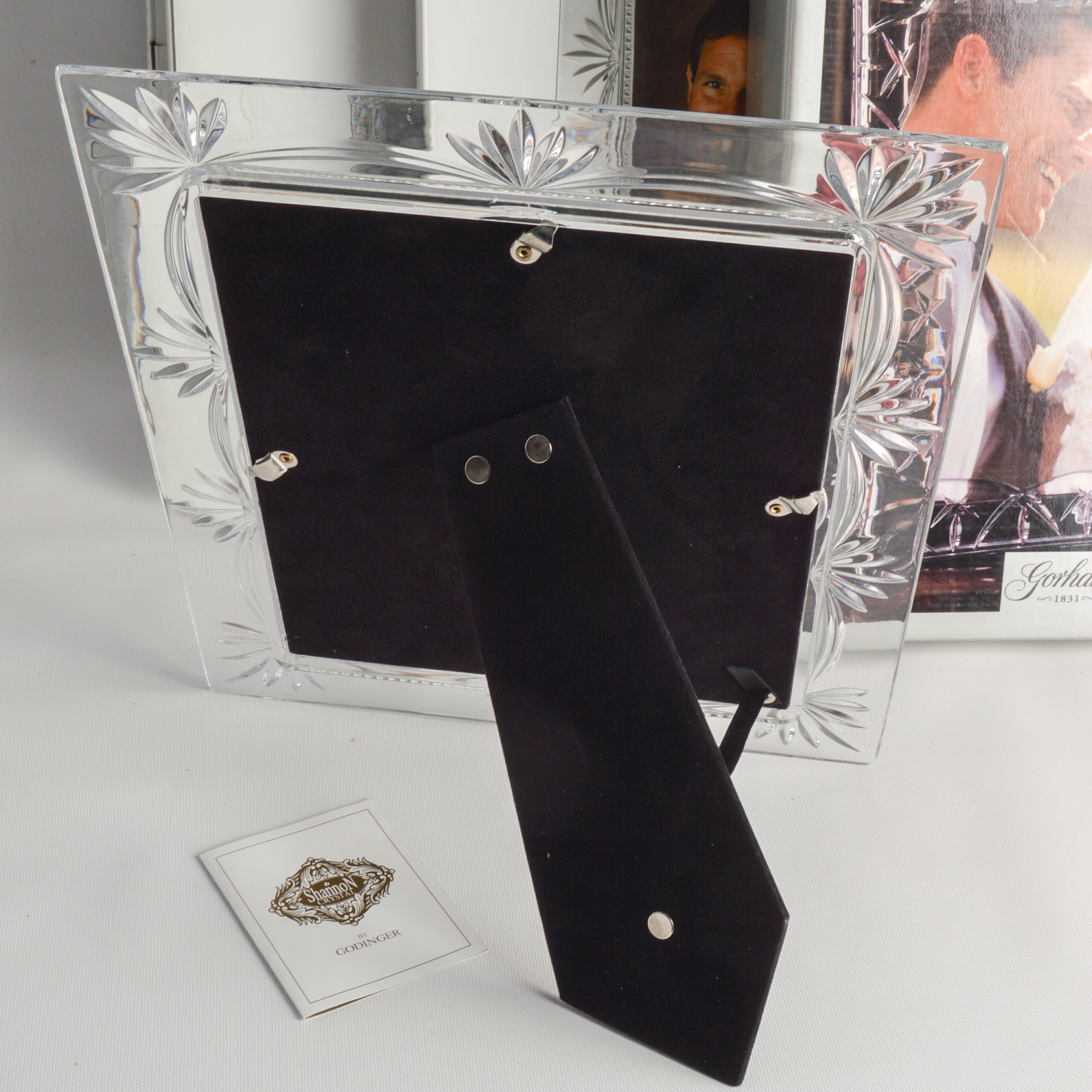 Gorham and Godinger "Shannon" Crystal Picture Frames