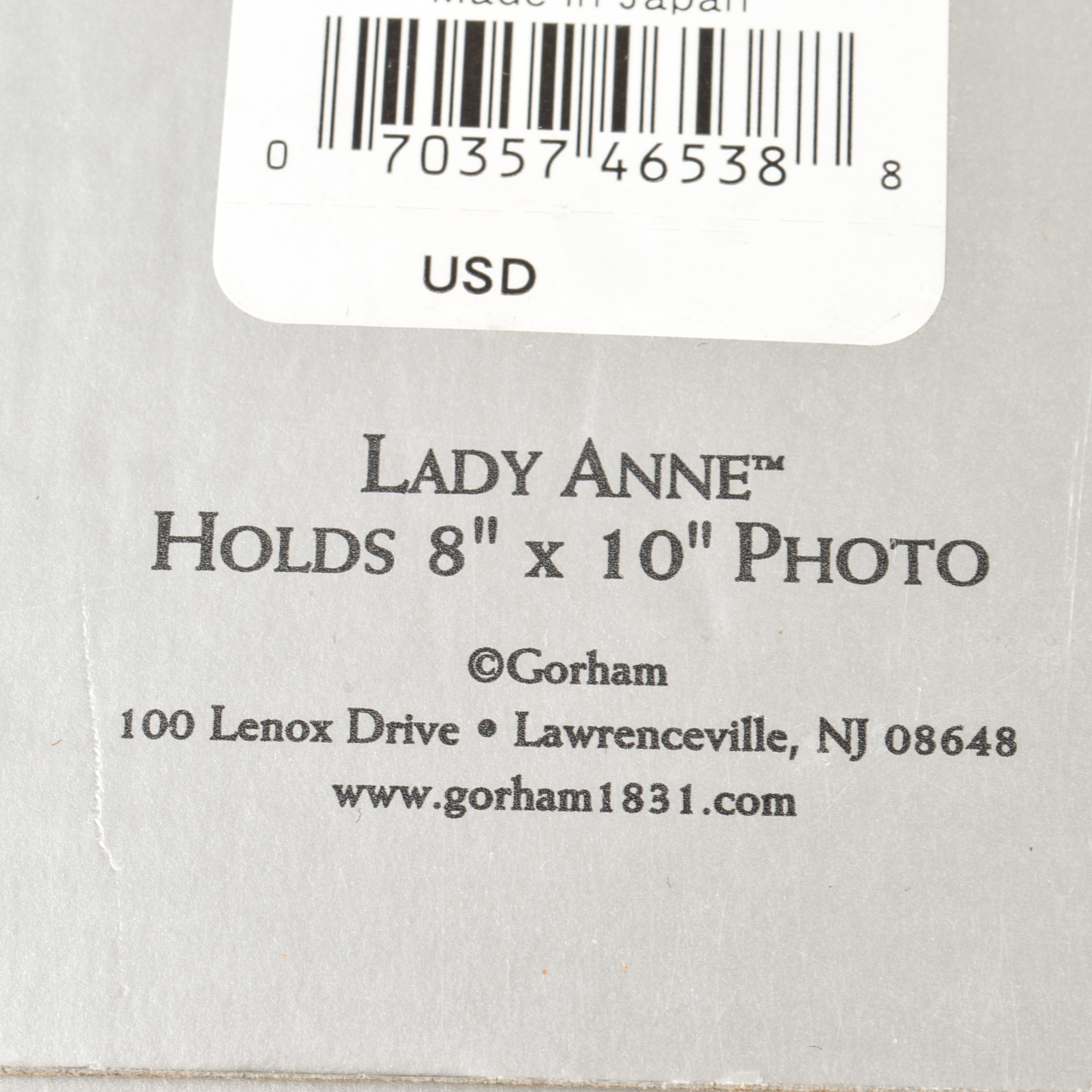 Gorham and Godinger "Shannon" Crystal Picture Frames