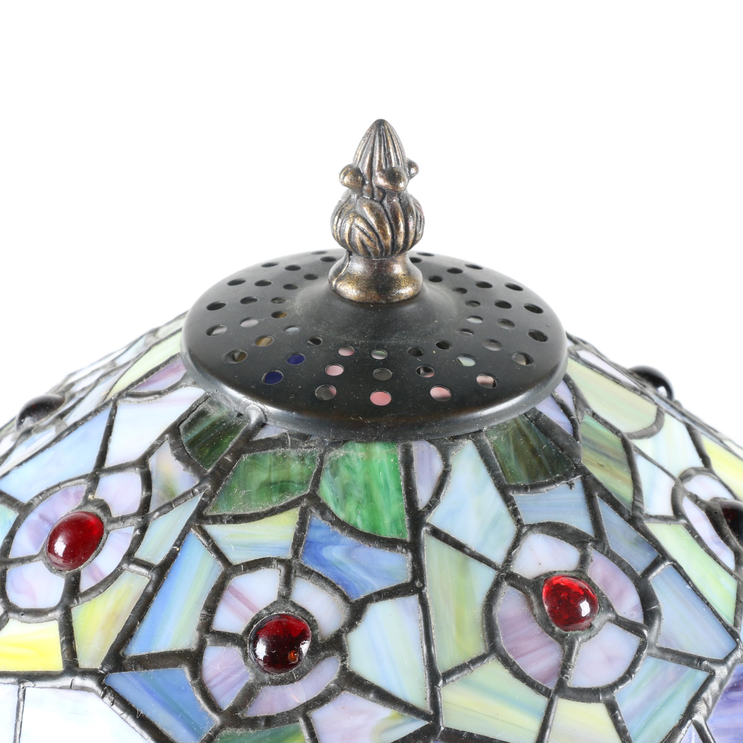Tiffany Style Stained Glass Lamp
