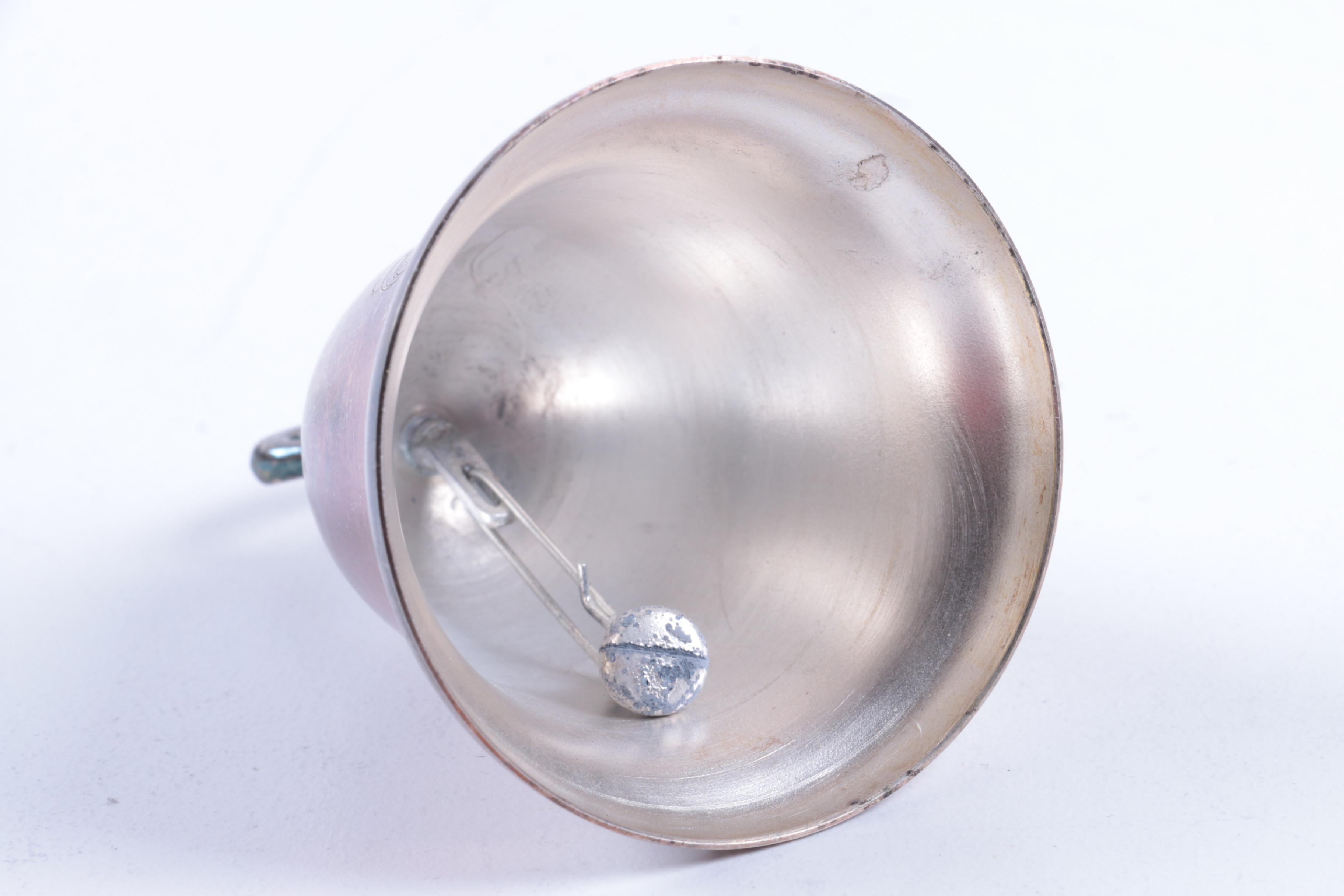 Reed & Barton Silver Plate Christmas Bell and Other Silver Plate Utensils