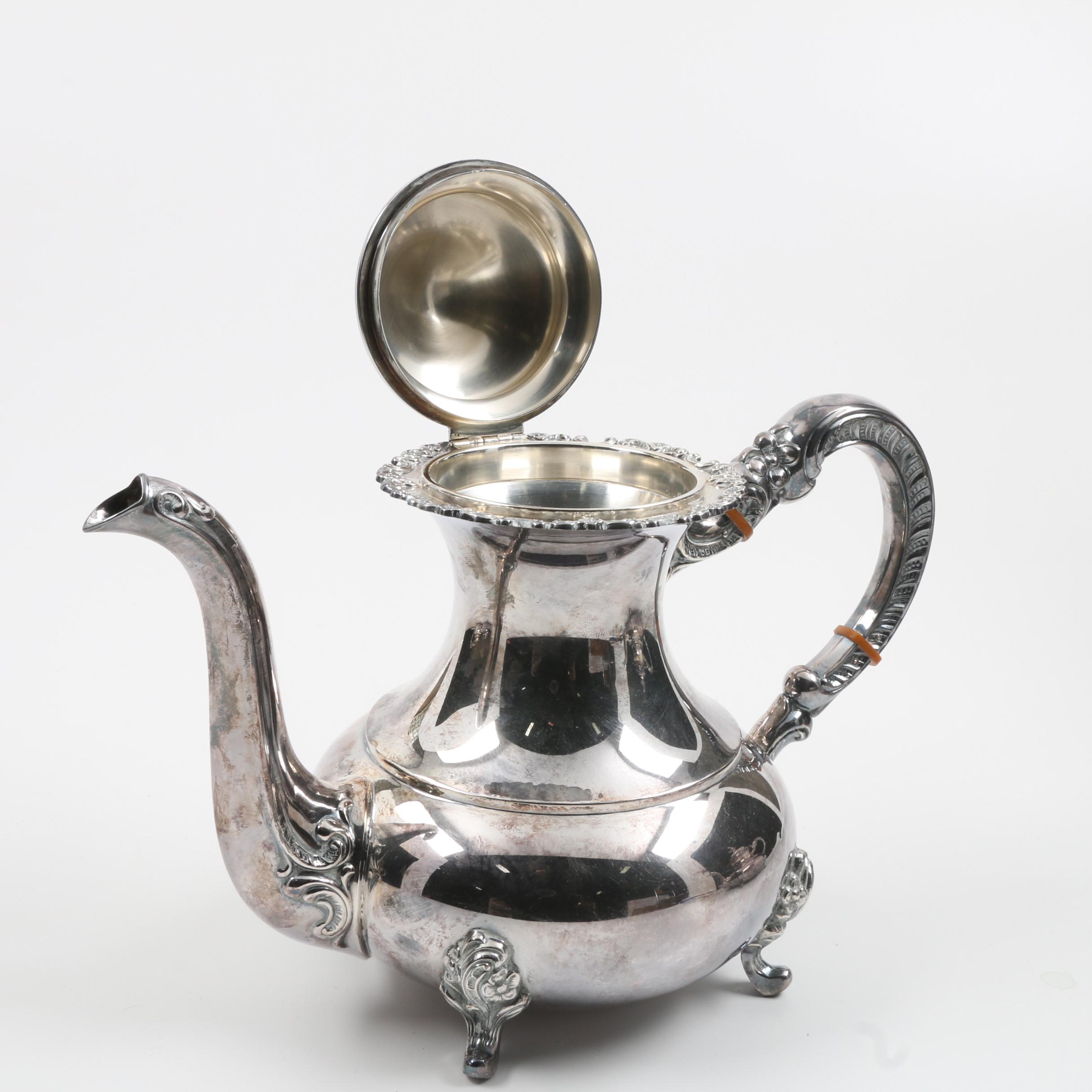 German "Alt-Heidelberg" Sterling Silver Coffee and Tea Set