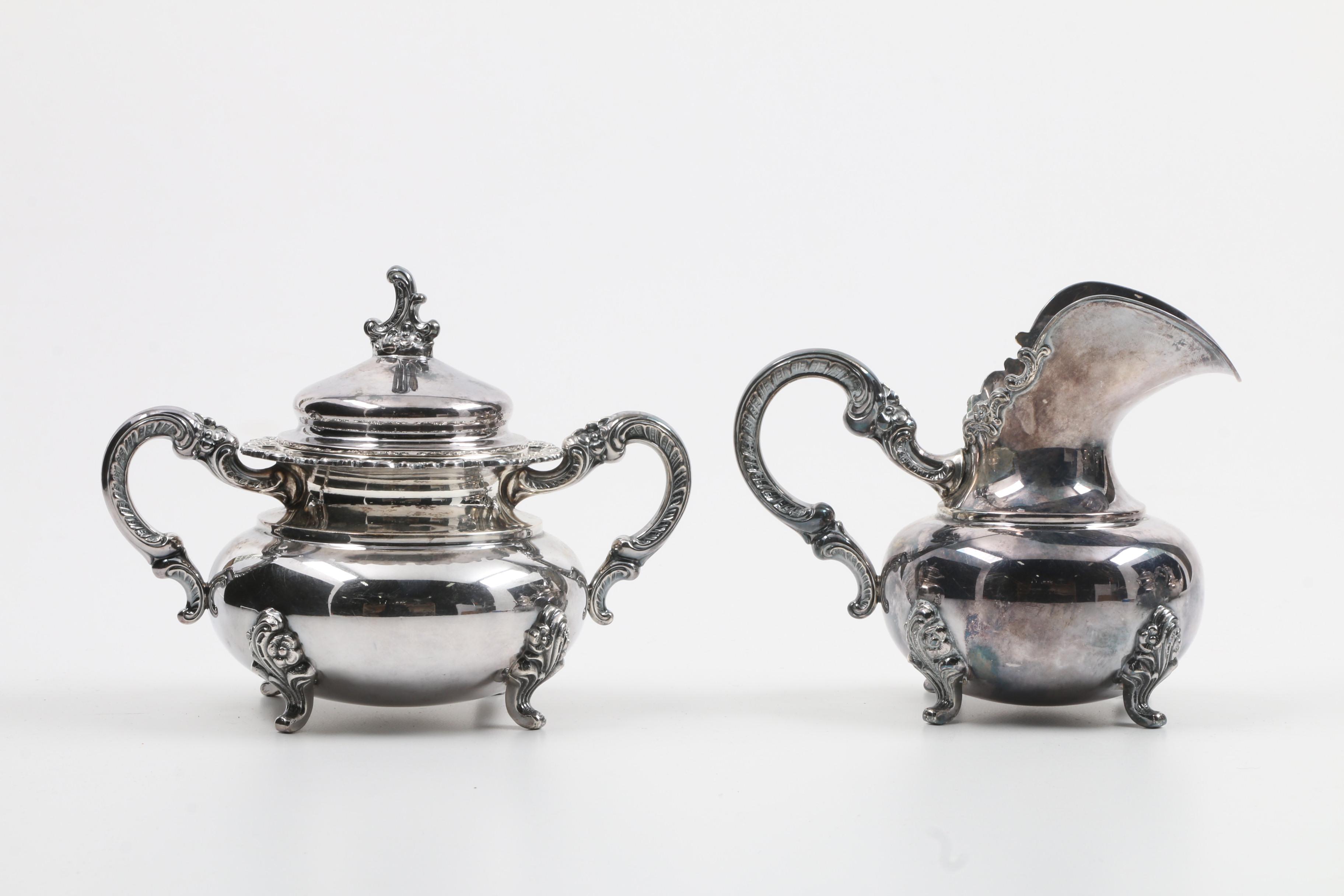 German "Alt-Heidelberg" Sterling Silver Coffee and Tea Set