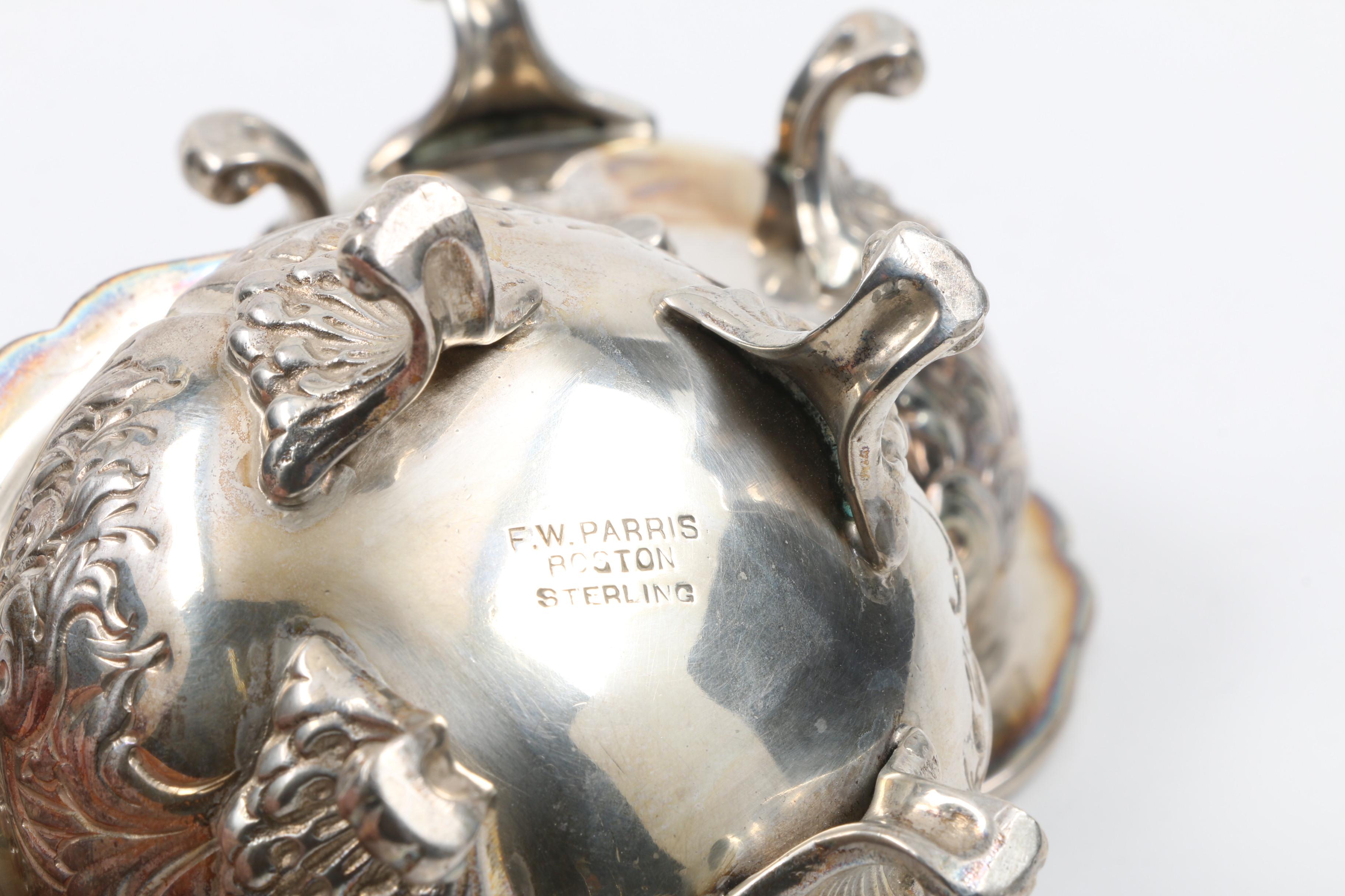 "FW Parris Boston" Sterling Silver Master Salts
