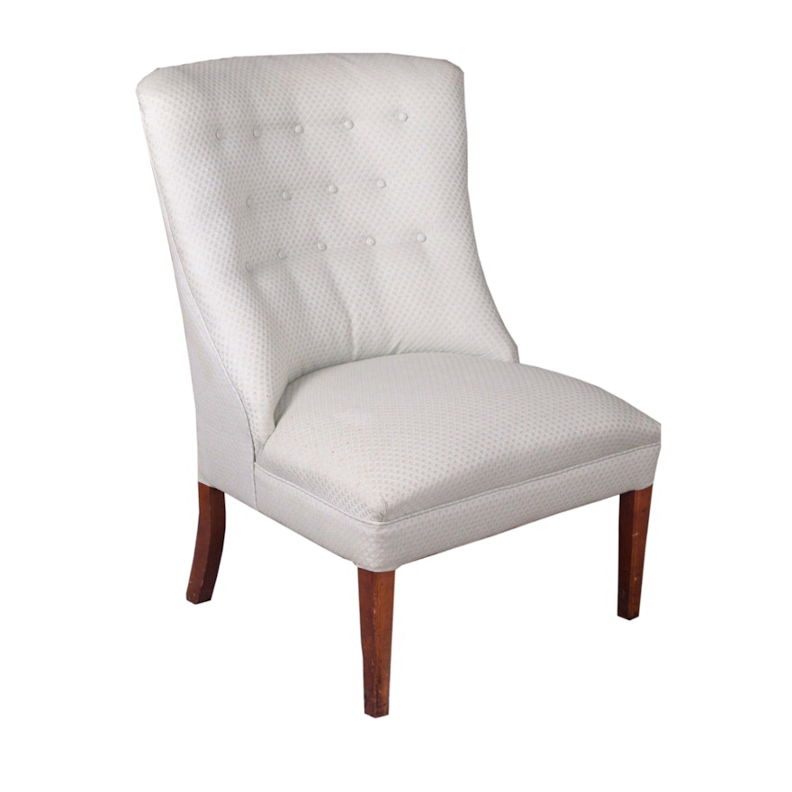 White Slipper Chair