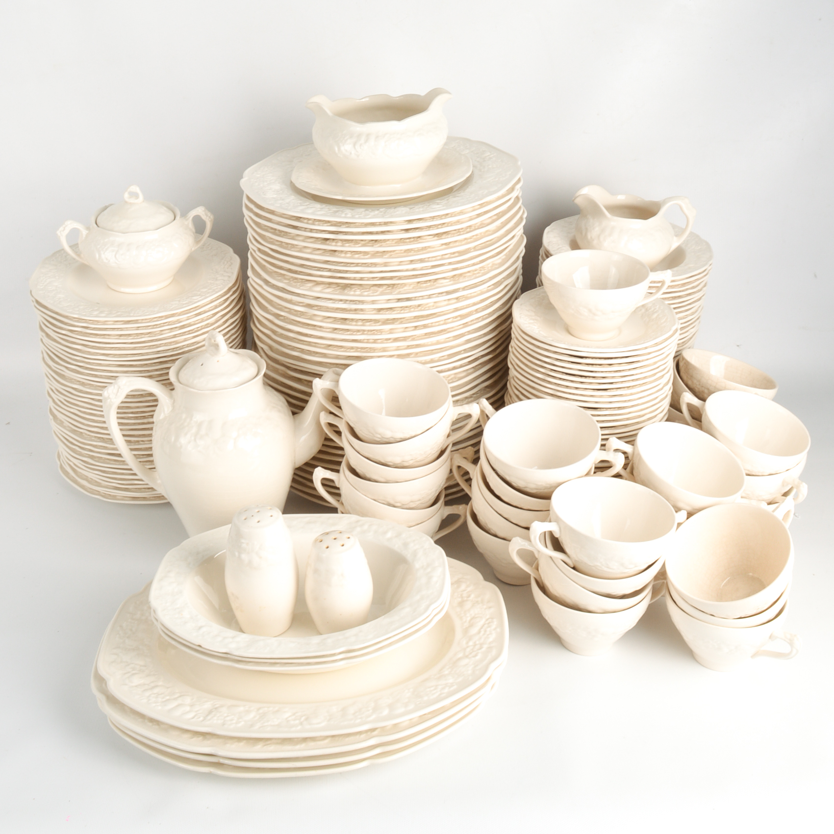 Generous Assortment of Crown Ducal "Florentine" China